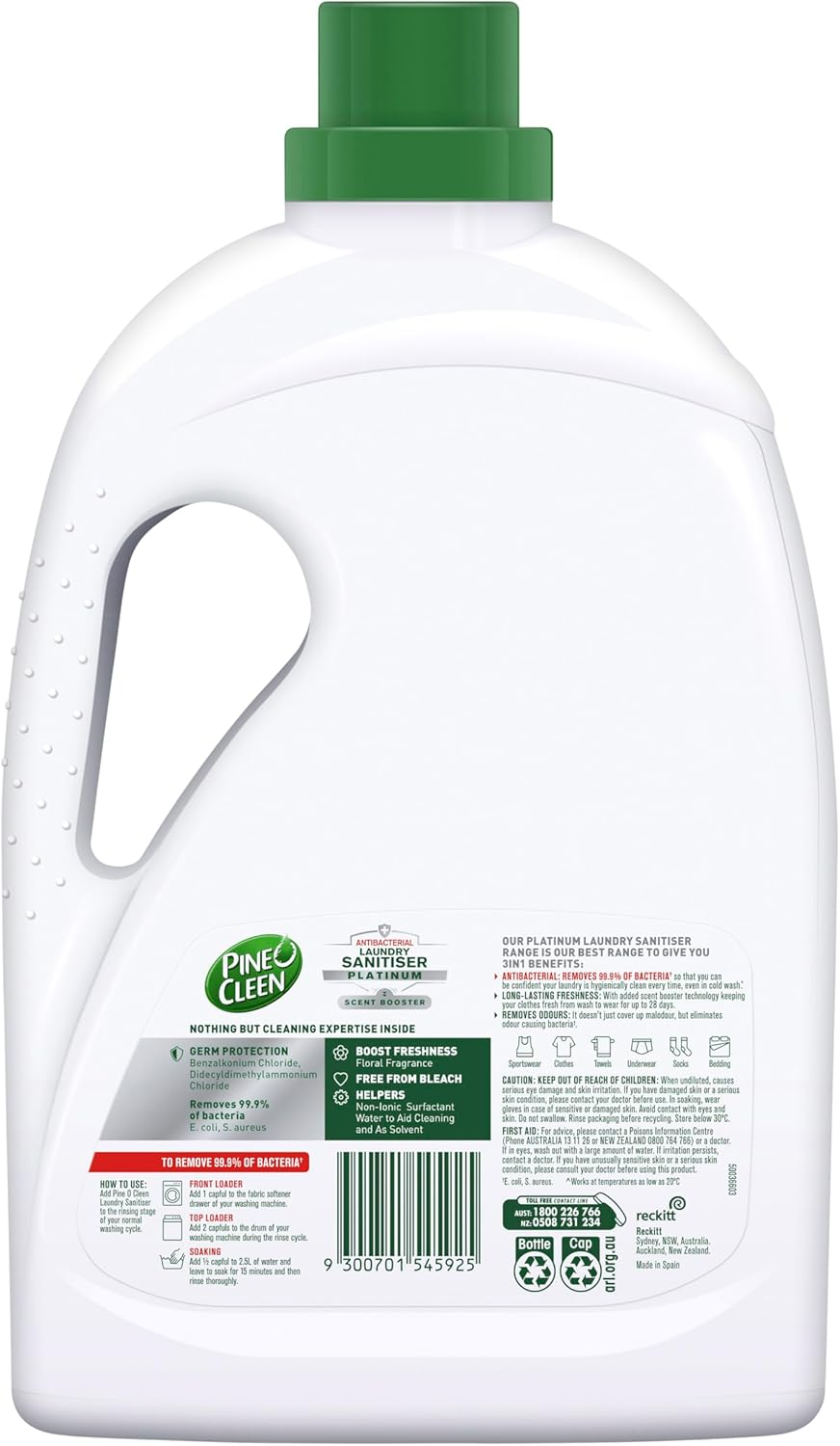 Pine O Cleen Platinum Floral Sensations Antibacterial Laundry Sanitiser 2L image number 5