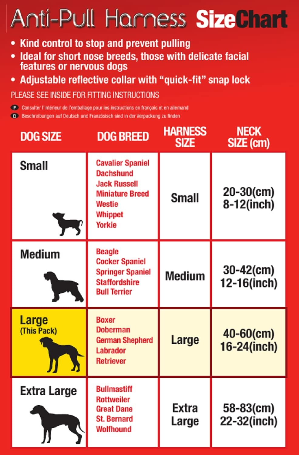 Mikki Dog, Puppy anti Pull Harness Halter -No More Pulling, Tugging or Choking -Fit All Leads -Large image number 6