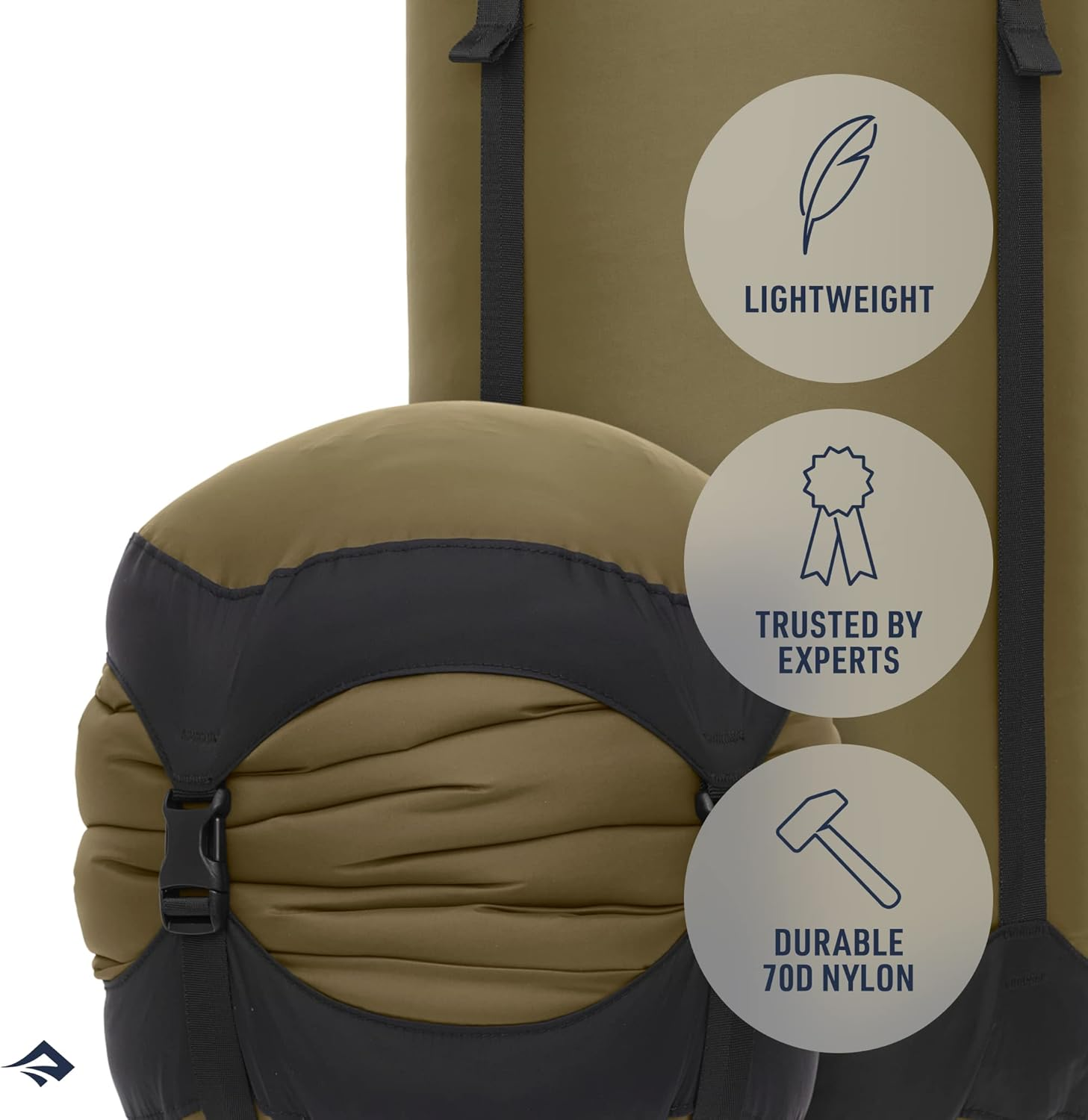 Sea to Summit Lightweight Compression Sack, Surf the Web, 20 Liter Capacity image number 3