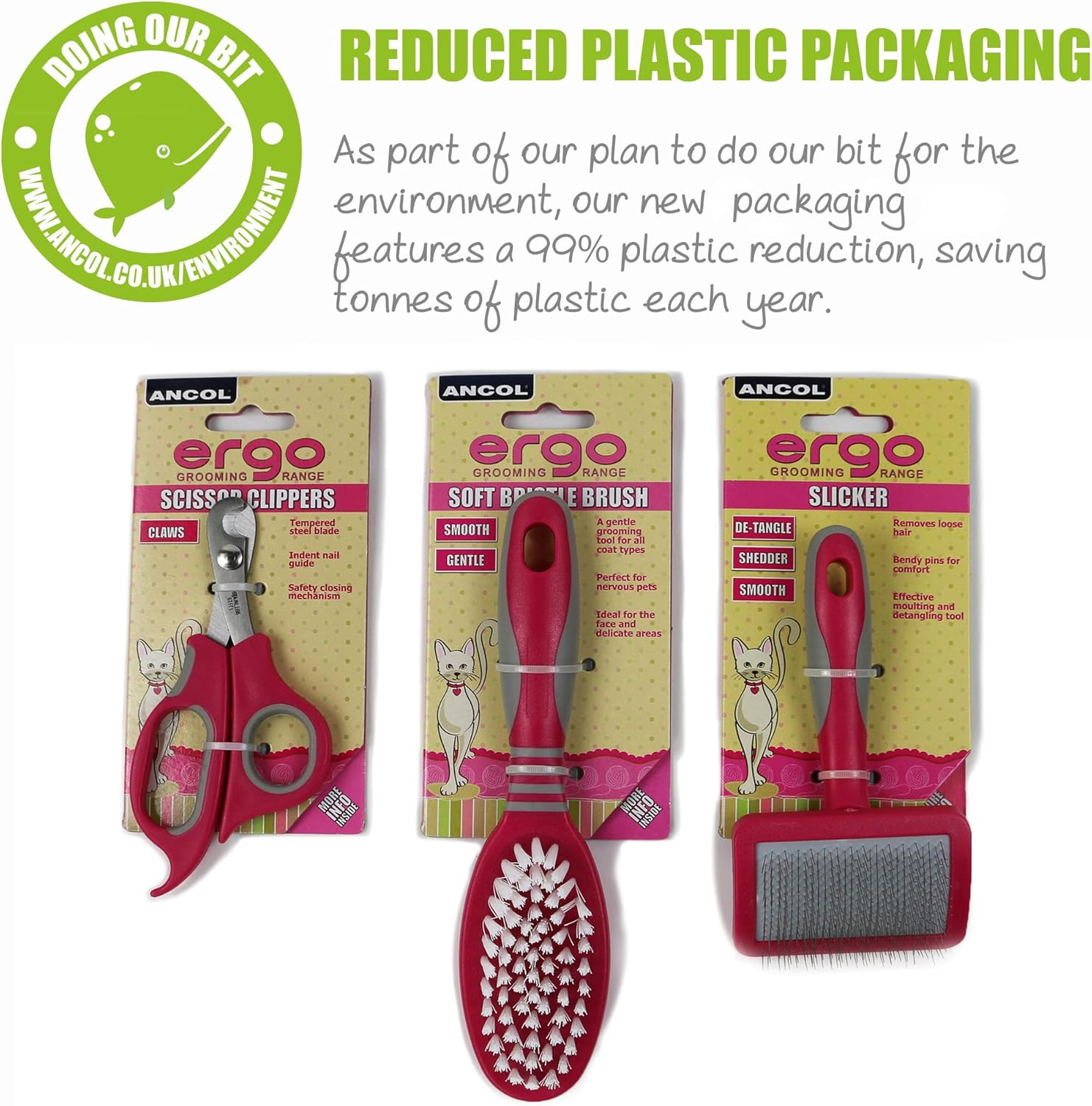 Ancol Ergo Cat Moulting Comb image number 2