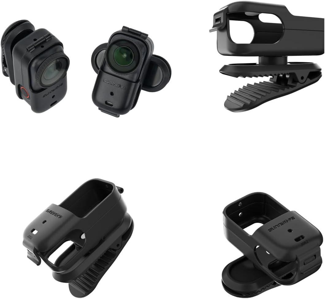 DGBAY Backpack Mount Clip for DJI Osmo Nano,360 Rotation Horizontal Vertical Quick Release Mount Hat Camera Clip for Backpack Compatible with DJI Nano Accessories