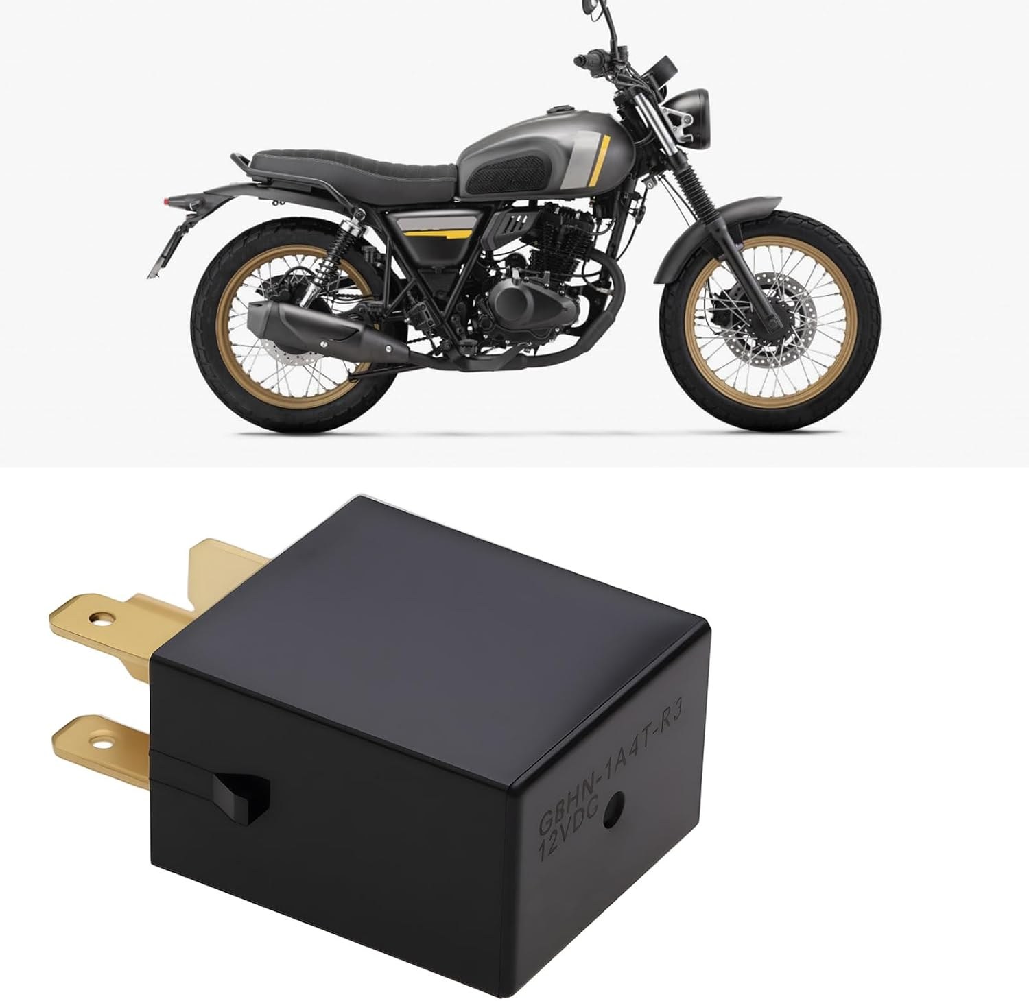Emagtech 2Pcs 4-Pin Motorcycle Relay G8HN-1A4T-RJ 12V DC 4-Pin for Motorbike Replacement Part image number 5