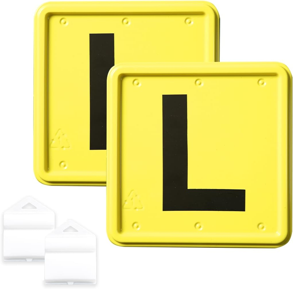 2Pcs Clip- Plate Holder - Easy Attach & Remove License Plate Clips - No Damage to Car or Number Plate - Universal Fit for All Vehicles (L) image number 2