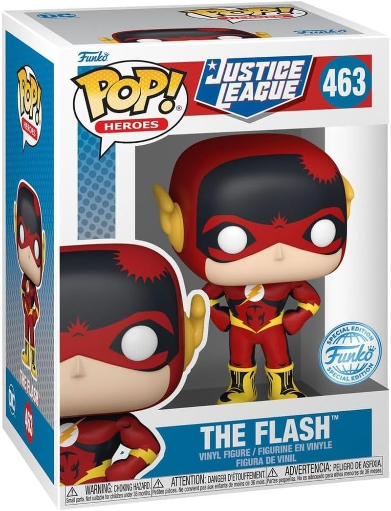 Funko Pop! Justice League Comics - the Flash US Exclusive Vinyl Figure, 3.75-Inch Size image number 1
