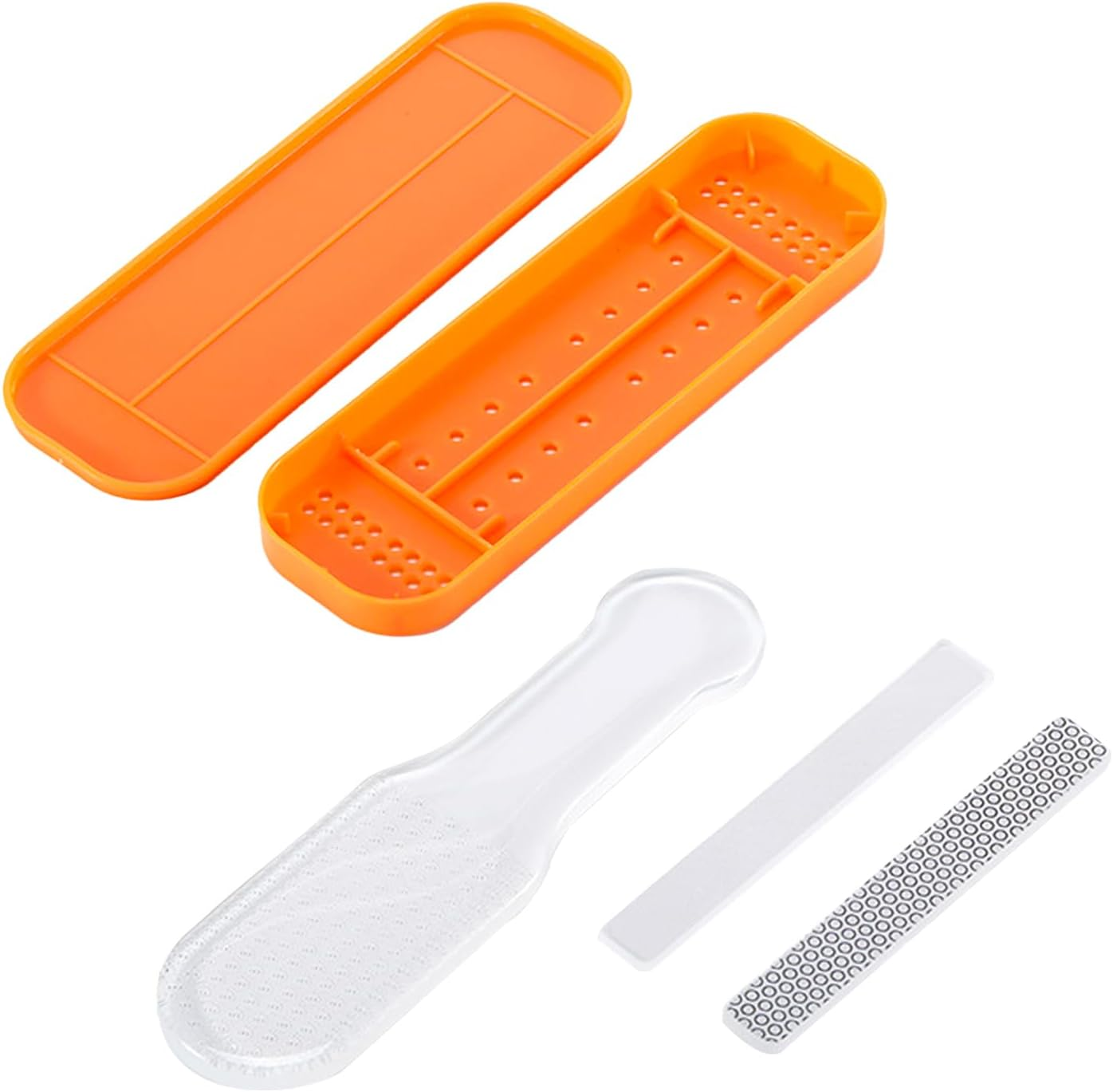 TORMEN 3 Pcs Glass Foot File Nano Callus Remover for Feet Tool Containing Micro Abrasive Particles Suitable Dry and Wet Care of Hard Skin Nail Care