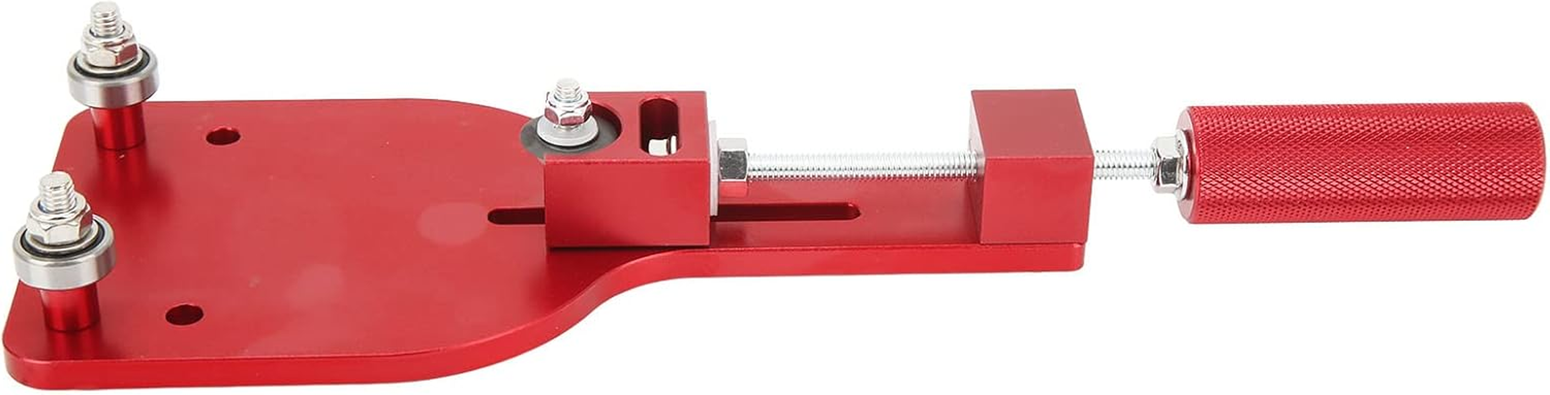 Oil Filter Cutter Tool, Zinc Alloy Universal 77750 Oil Filter Cutter Replace for Filter Cutting Range 2-3/8In to 5In, High Efficiency Oil Filter Crusher with anti Slip Handle (Red) image number 5