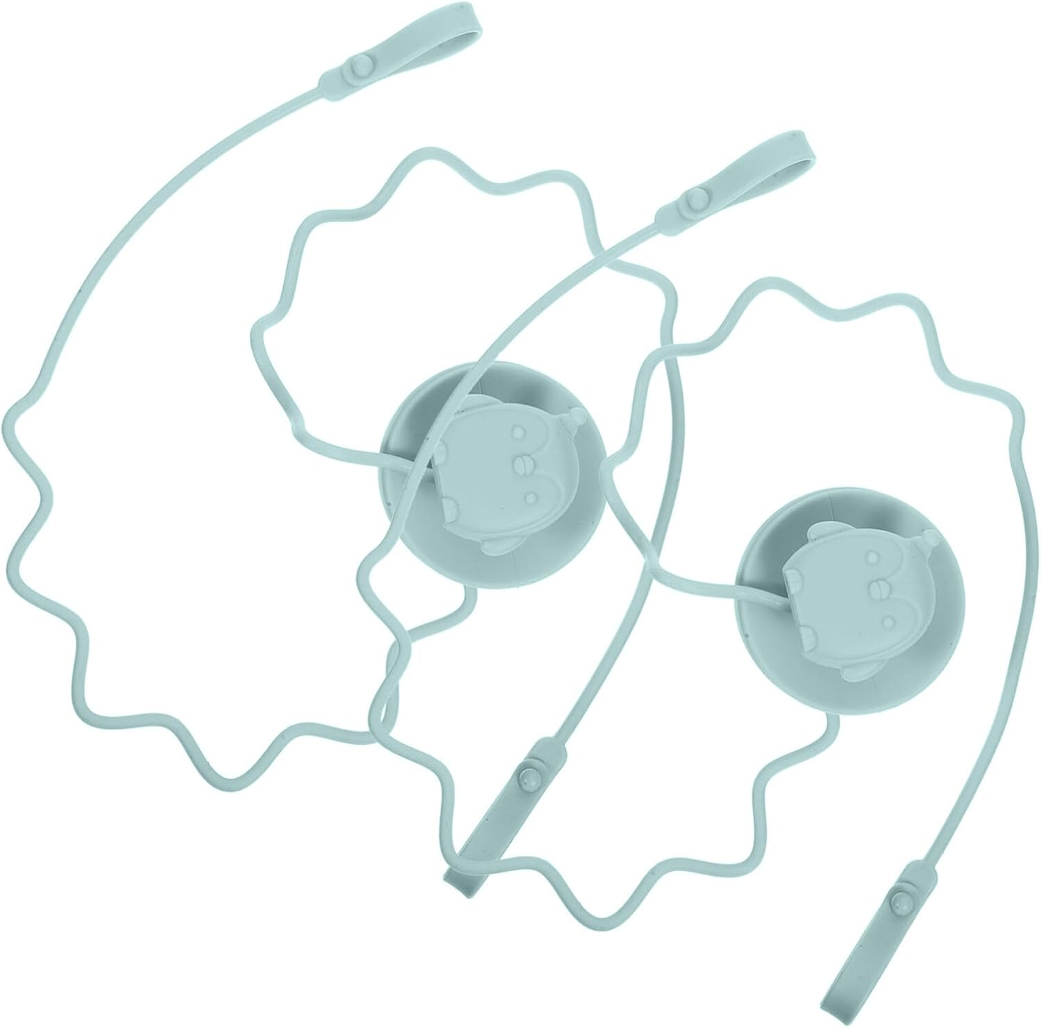 Toyvian Reusable Baby Utensils Holder Fork Spoon Holder Strap Suction Cup for Highchair image number 4