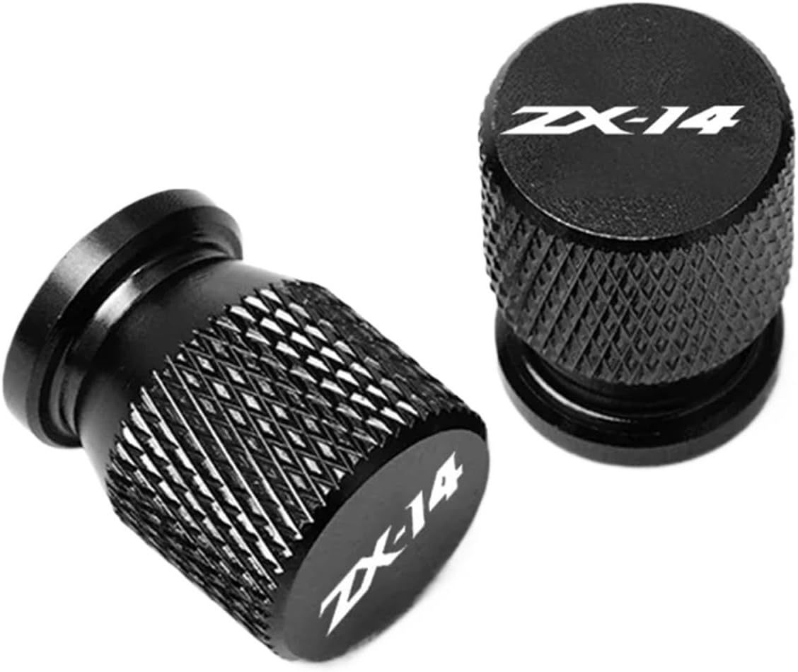 Ninja ZX14 ZX 14 14R ZX-14 ZX-14R 2006-2015 2014 Accessories Motorcycle Wheel Tire Valve Air Port Stem Caps Cover(Blue)