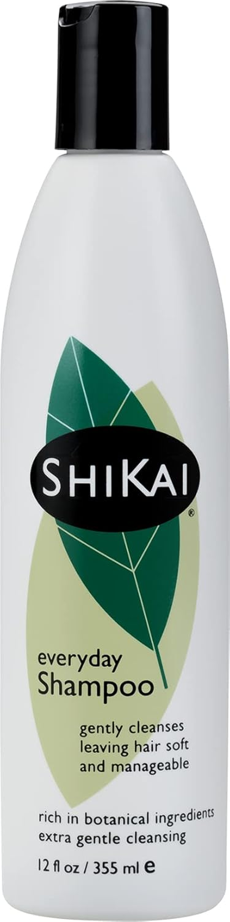 Shikai - Natural Everyday Cleansing Shampoo, Plant-Based, Non-Soap, Non-Detergent, Gently Cleanses Leaving Hair Soft and Manageable (Unscented, 12 Ounces)