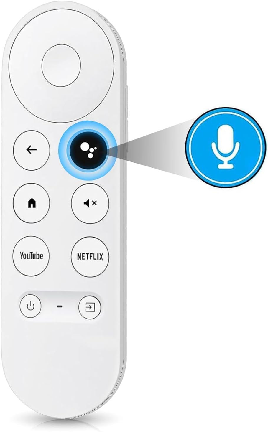 Replacement Voice Remote Control for Google Chromecast 4K Snow/Hd TV Remote Control for G9N9N, GA01409-US, GA01920-US, GA01919-US, GA01923-US, GA02463 image number 2