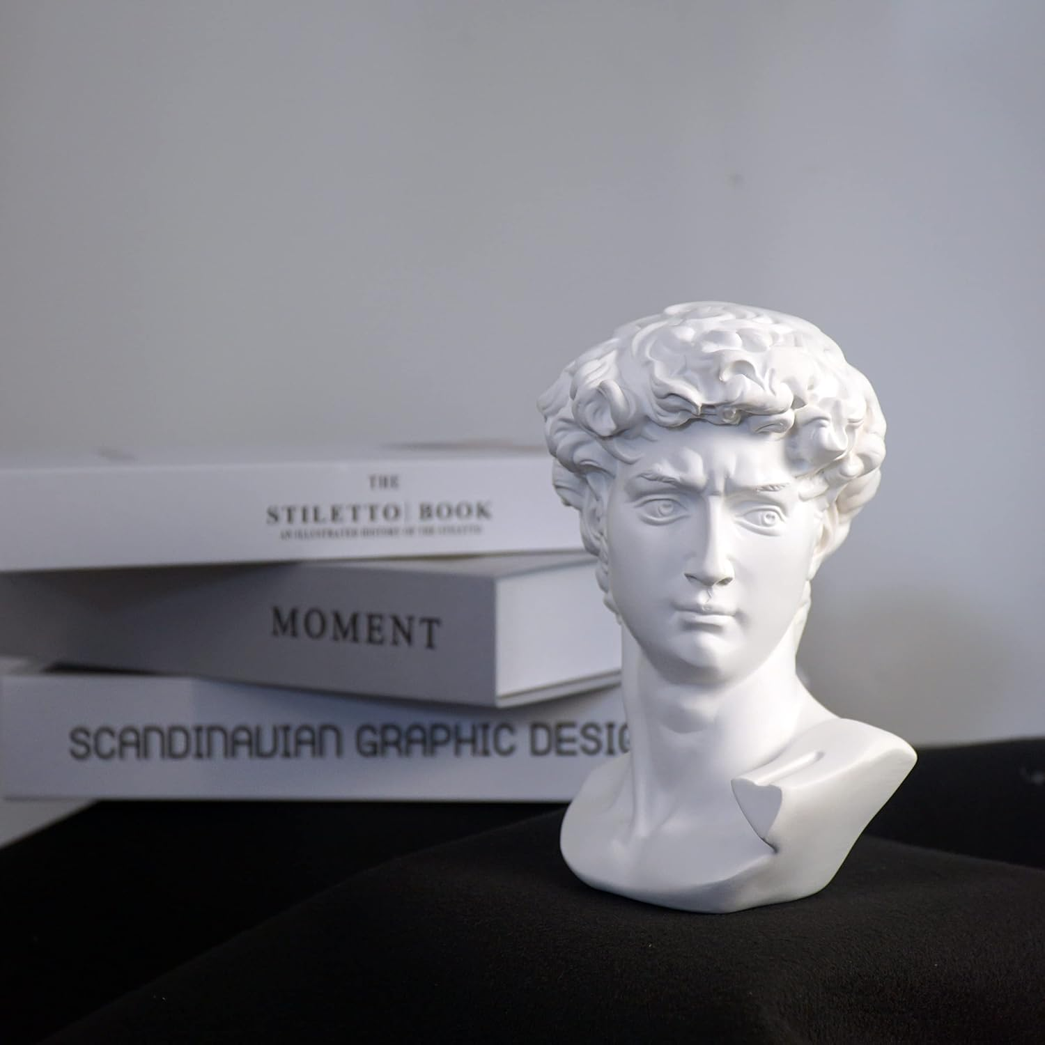 6 Inch Greek Michelangelo David Bust Statue
