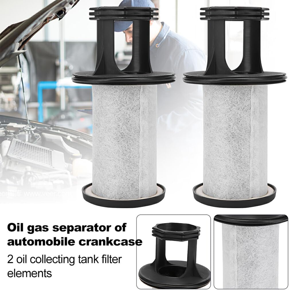 2Pack/Lot Car Oil Separator Filter Element Fits Provent 200 4Wds Vacuum Limiting Valve Oil Trap for Cars image number 6