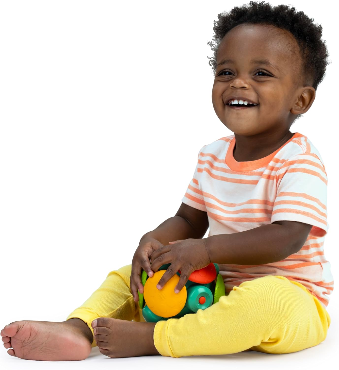 Bright Starts Wobble Bobble Activity Ball Toy, Ages 3 Months+