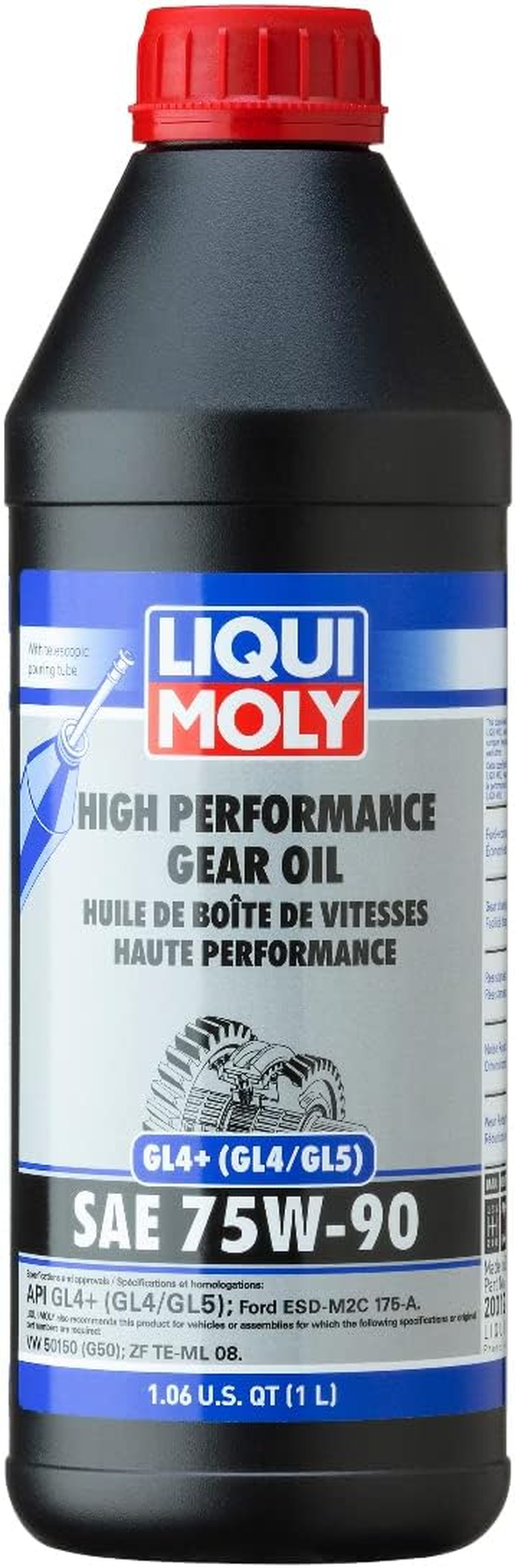 Liqui Moly 1L High Performance Gear Oil GL4+ SAE 75W-90