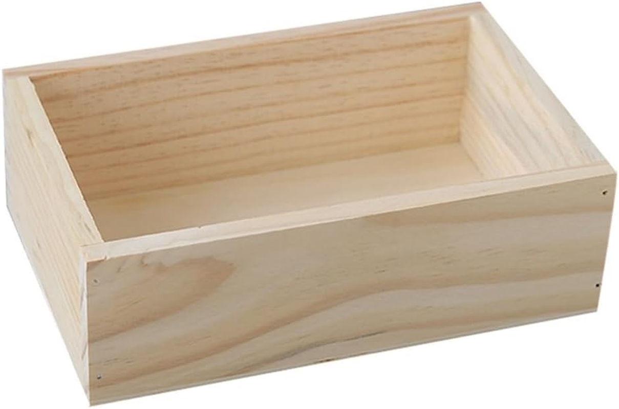 Lnqwhduu Retro Square Wooden Succulent Small Flower Pot Wooden Box Home Gardening Decoration Supplies image number 5