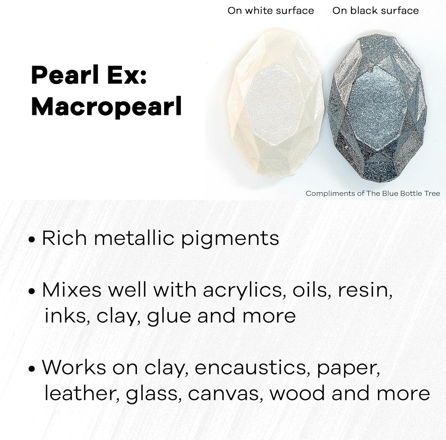 Jacquard JAC-JPX1652 Pearl-Ex 21Gm Macro Pearl Powdered Pigments, 0.75 Oz image number 5