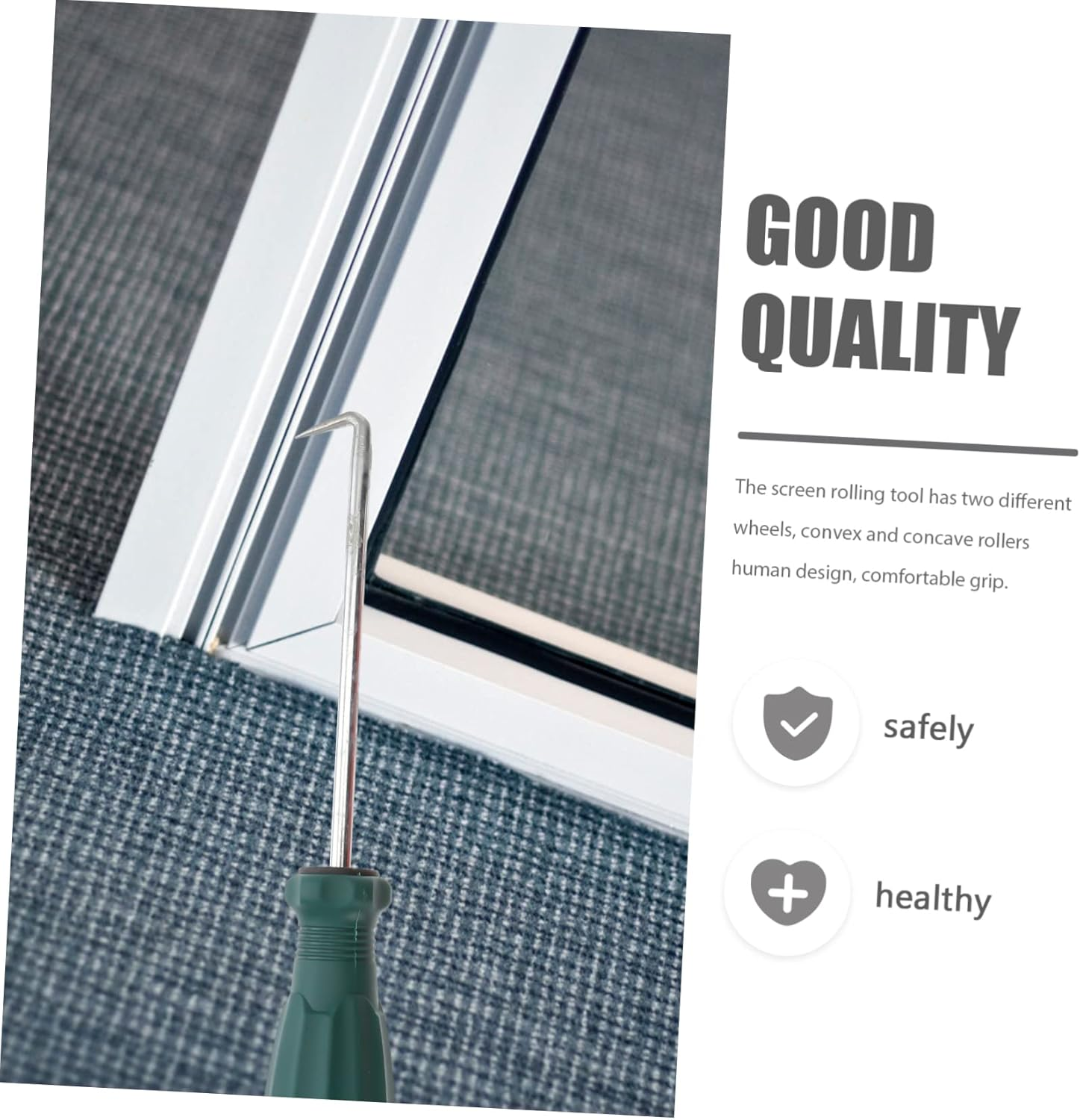 SEWOART 1Set Screen Rolling Tool Spline Roller Tool for Window and Door Screens Durable Spline Roller for Efficient Screen Installation and Repair image number 5