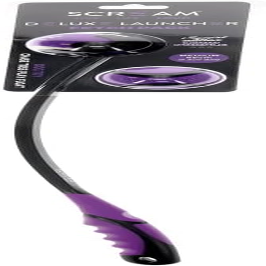 Scream Deluxe Grip Ball Launcher Fetch Pack MED Loud Purple/Black 65Cm (Medium 6Cm Ball) image number 3