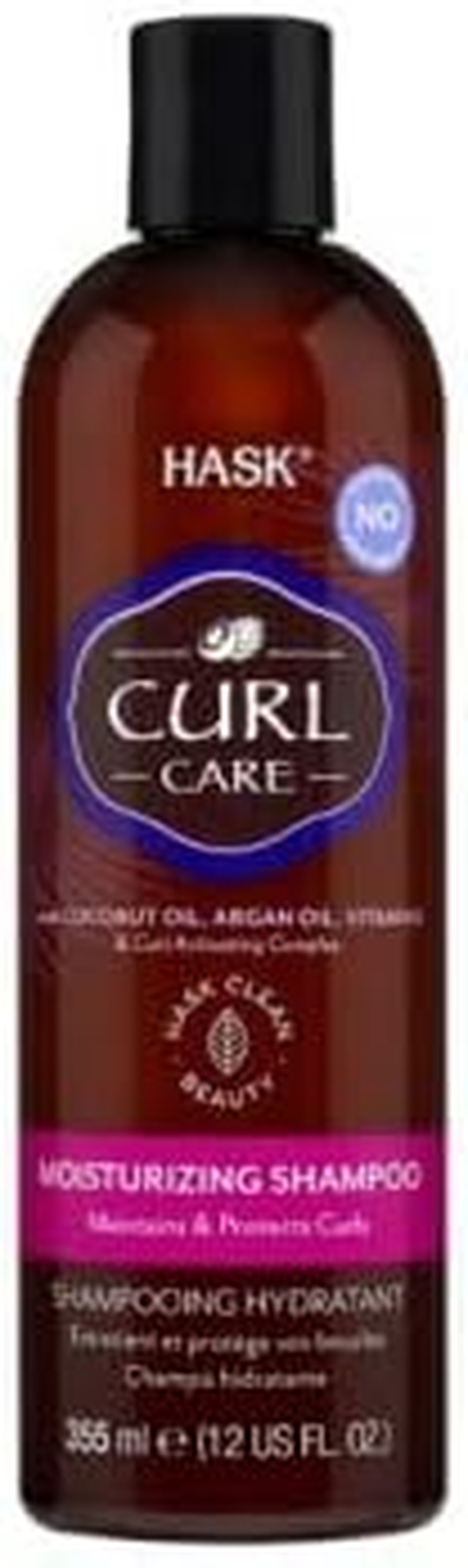 HASK Curl Care Shampoo Curl Enhancing, Colour Safe, Gluten-Free, Sulfate-Free, Paraben-Free - 1 355 Ml Bottle image number 2