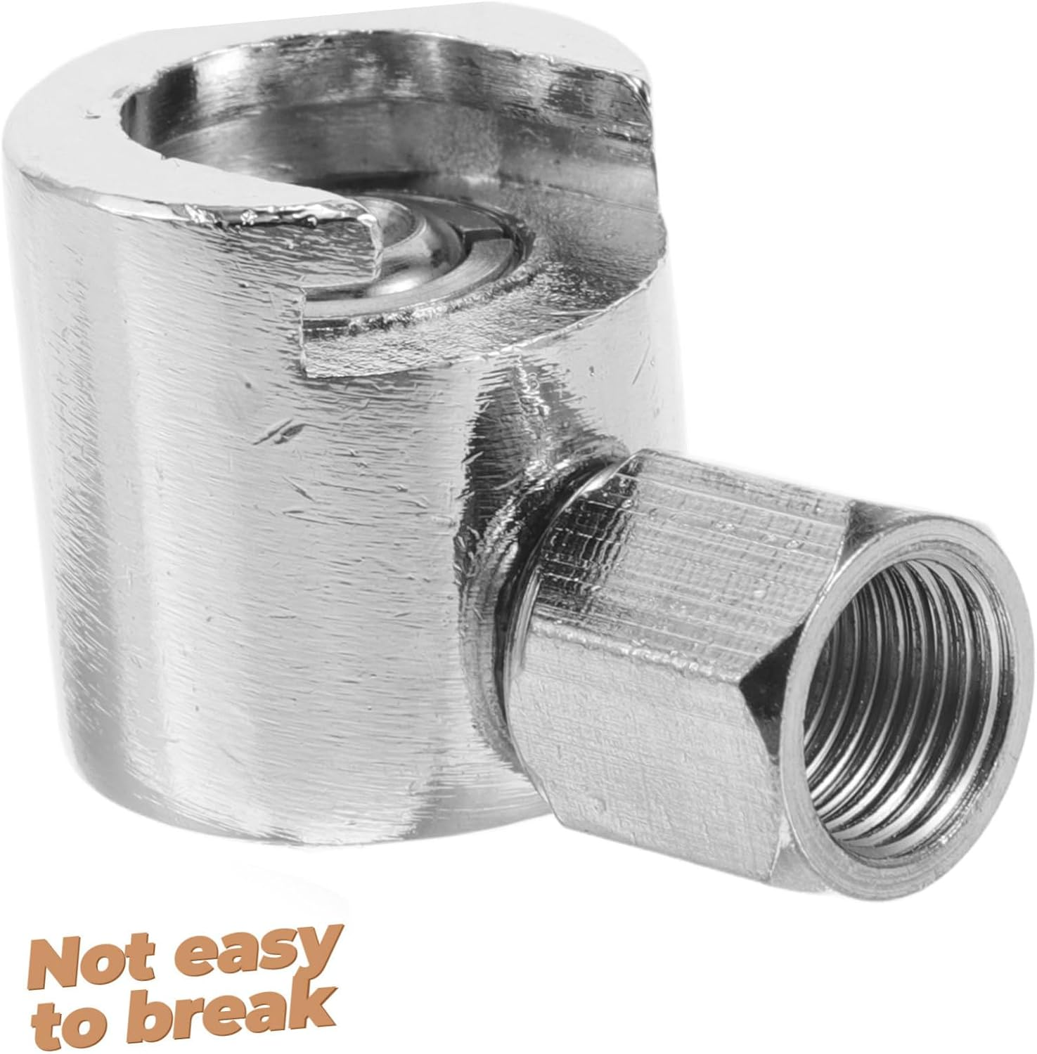 TINEASUR Flat Button Oil Gun Head Grease Coupler Adapter Replacement Button Head Grease Fitting for Hydraulic Automotive Lubrication image number 2