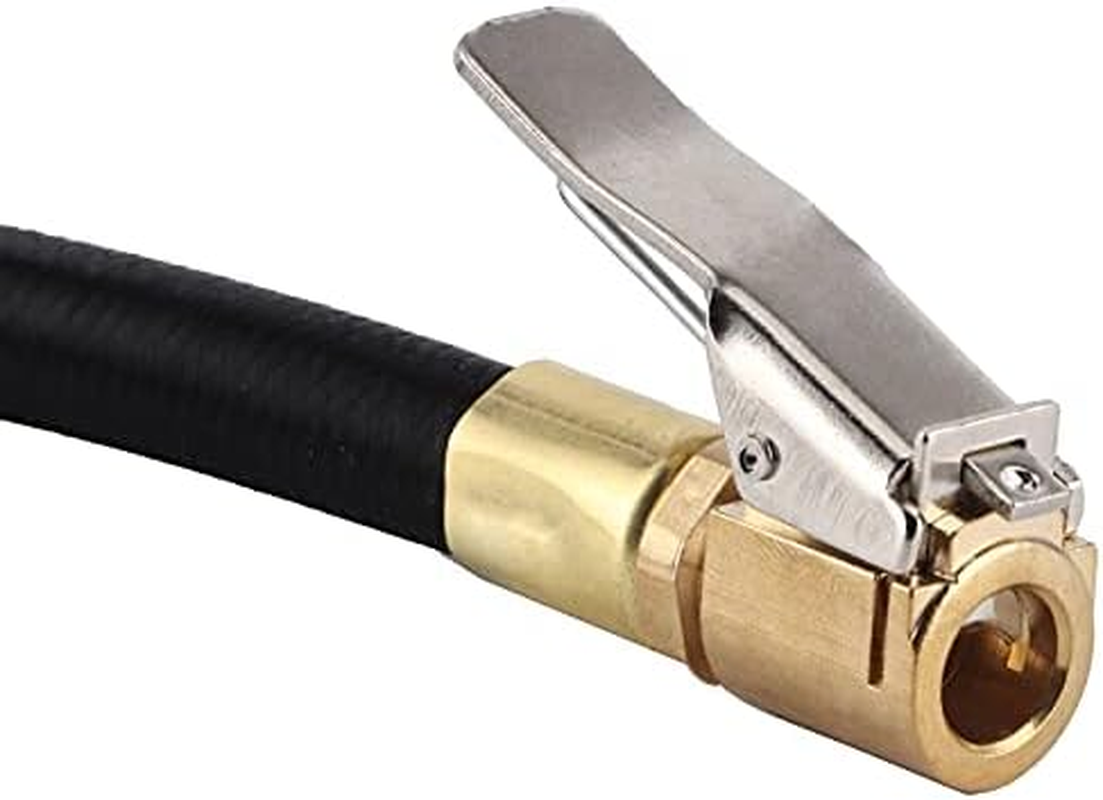 Tire Inflator Extension Tube, Quick Inflation Adapter with Metal Chuck for Car Motorcycle Bike, for Valve image number 3