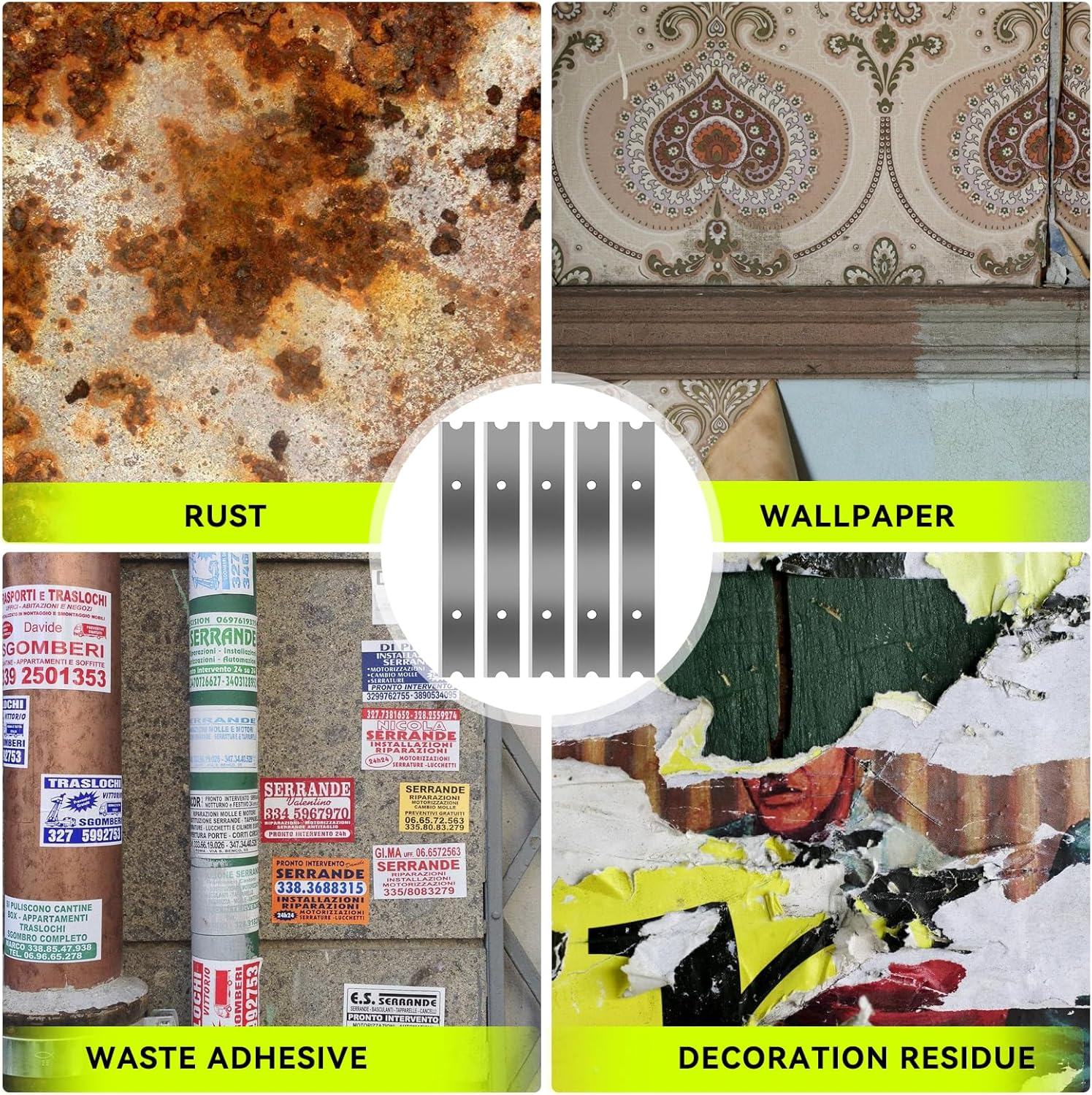 Pack of 30 Replacement Blades for Scrapers 100 Mm, Ceramic Hob Scraper, Ceramic Hob Scraper Blades, Scraper Blades, Blade for Windows for Paint Scraper Glass Scraper image number 4