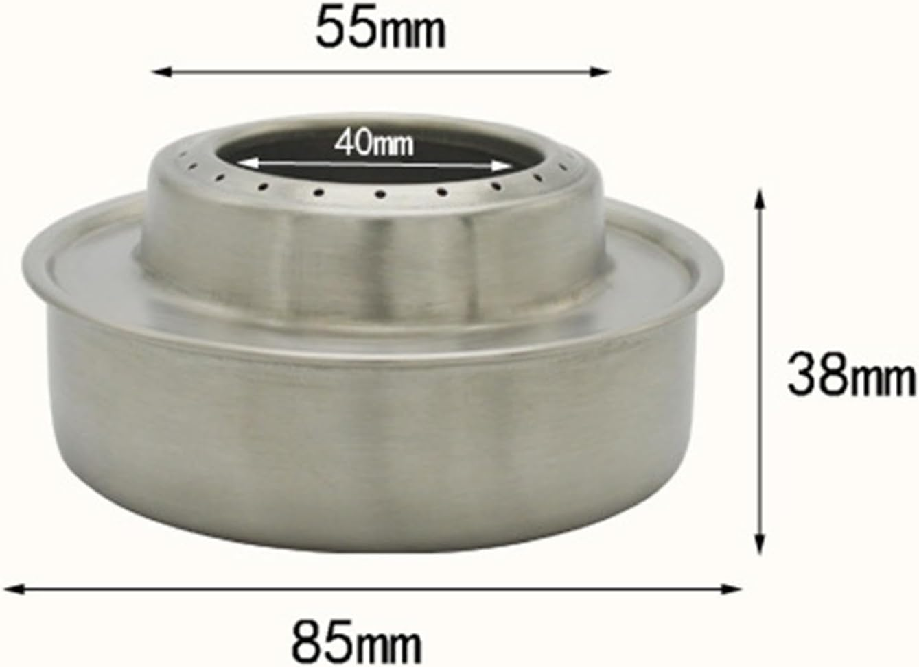 Mini Stove for Backpacking, Portable Stove Spirit Burner, Ultralight Camp Stove Outdoor Hiking Picnic Camping image number 6