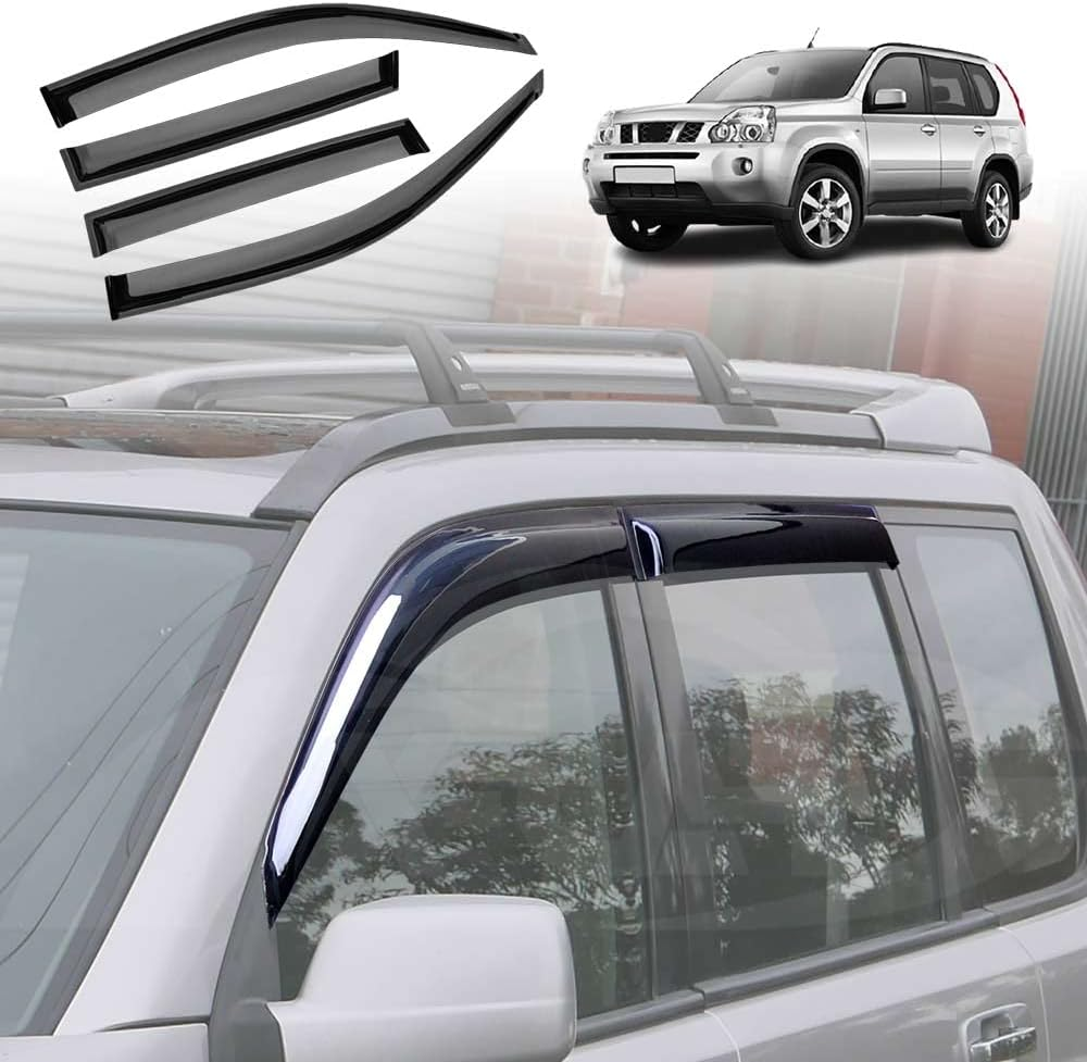 X-CAR Weathershields for Nissan X-Trail Xtrail 2007-2013 T31 Series Car Weather Shields Wind Deflectors Window Sun Visors image number 5