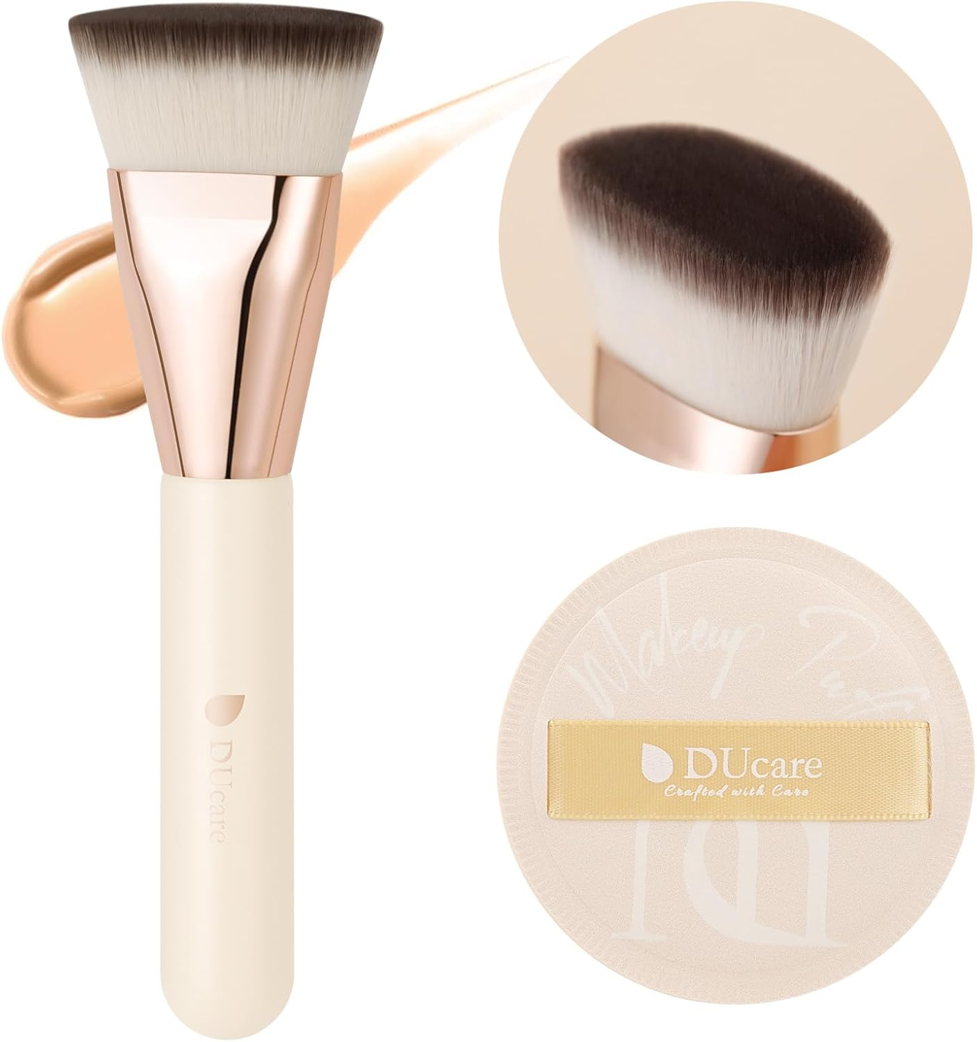 Ducare Makeup Brush Cleanser Solid- Deep Cleaning & Conditioning Soap Bar for Makeup Brushes, Sponges and Beauty Blenders, Cruelty Free, Travel-Friendly with Coconut Oil