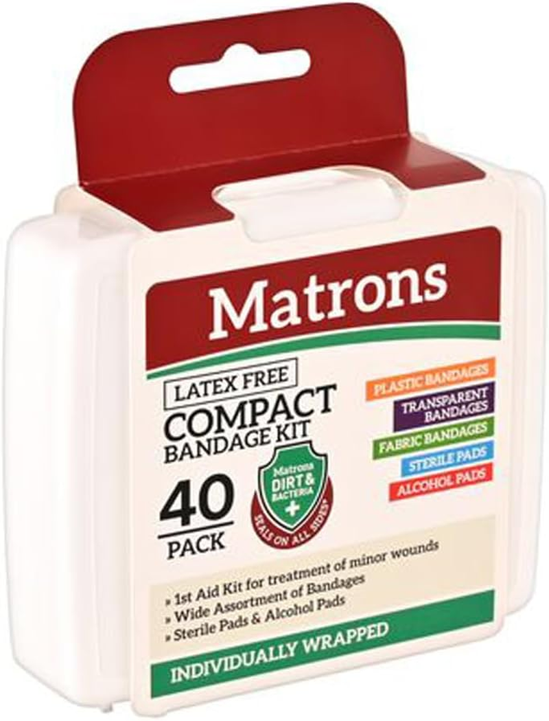 Matrons Essential First Aid Kit 40-Pieces