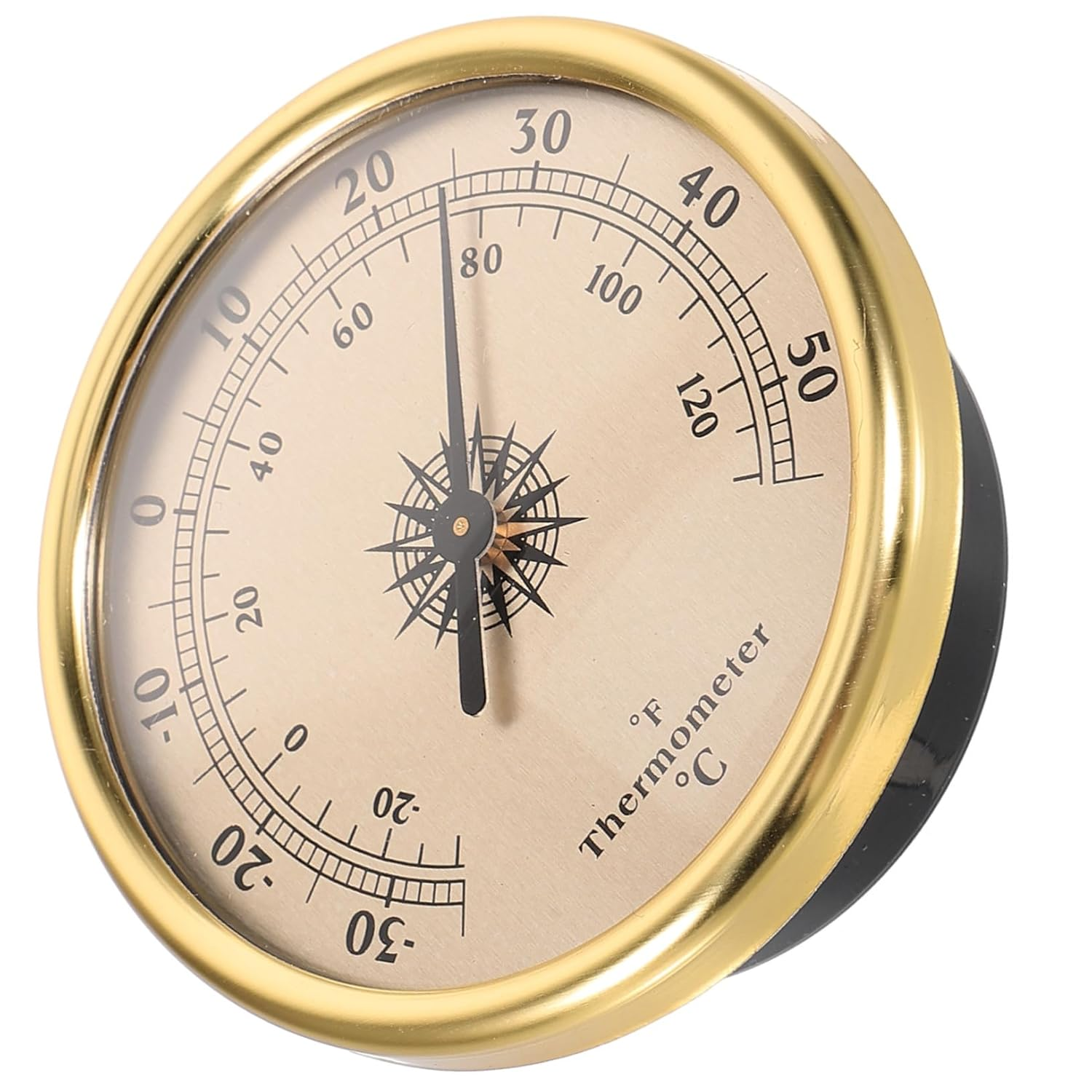 Metal Indoor Wall Thermometer round Temperature Gauge Accurate Temperature Monitor for Weather Station and Agricultural Use image number 6