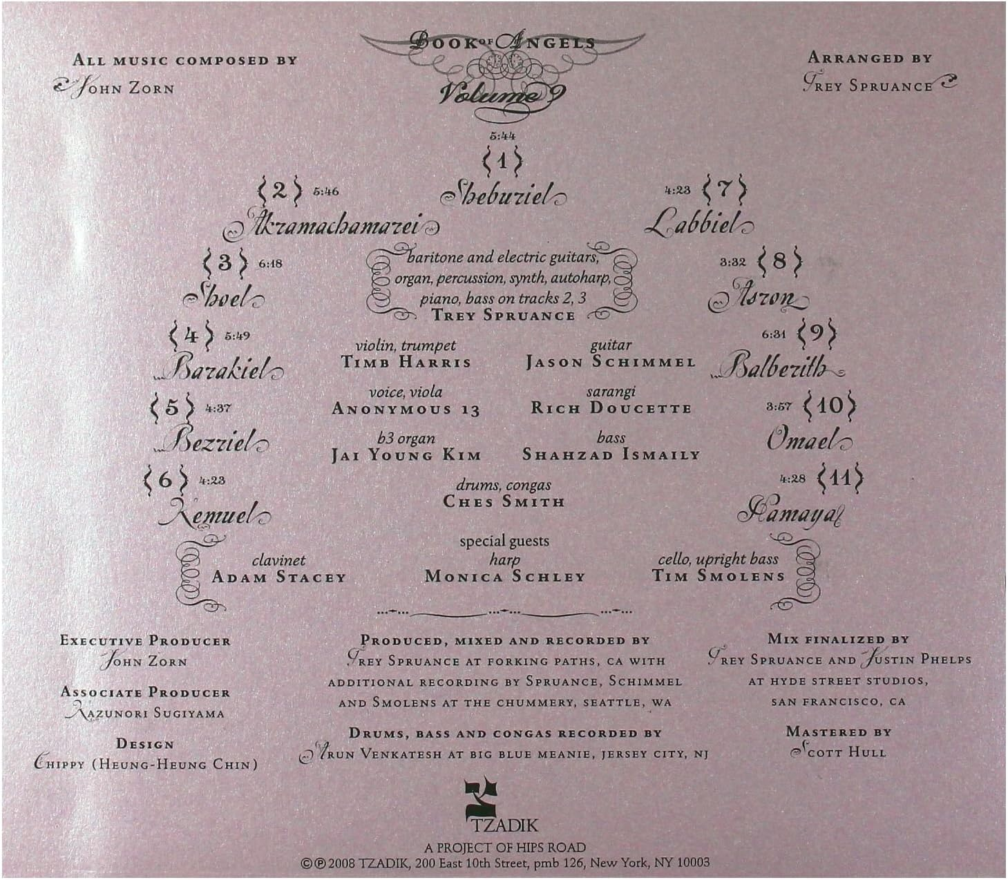 Xaphan: Book of Angels, Vol. 9