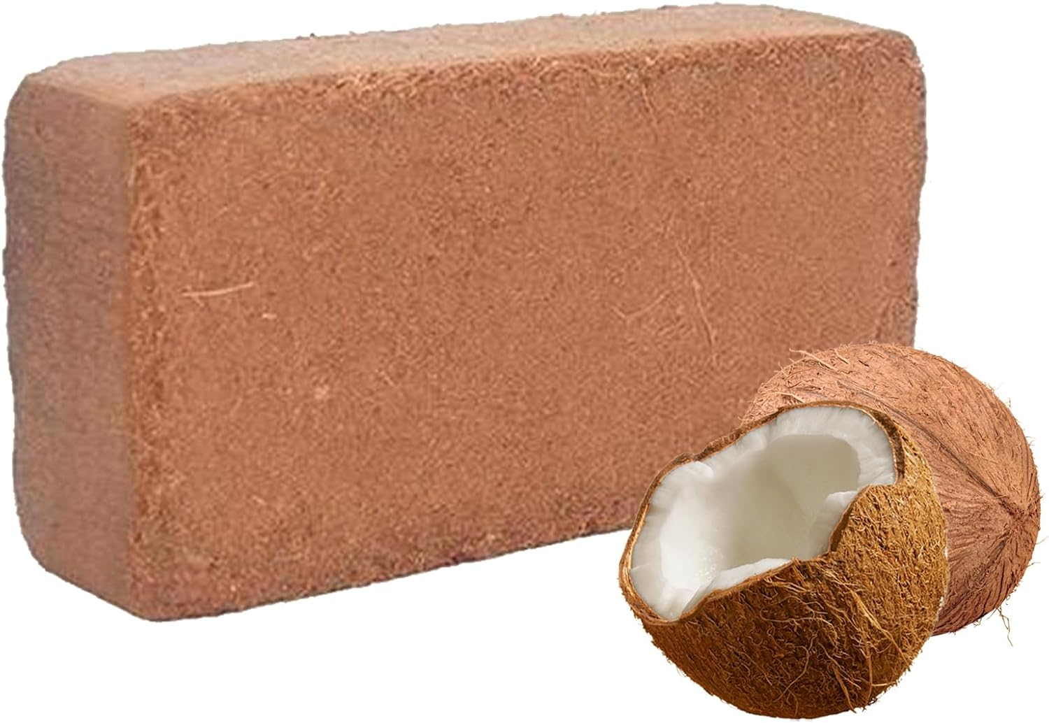 Coco Brick - Coco Peat | Ph-Balanced Supplies Potting Flower Soil for Indoor Outdoor Gardening Vegetables Houseplants image number 4