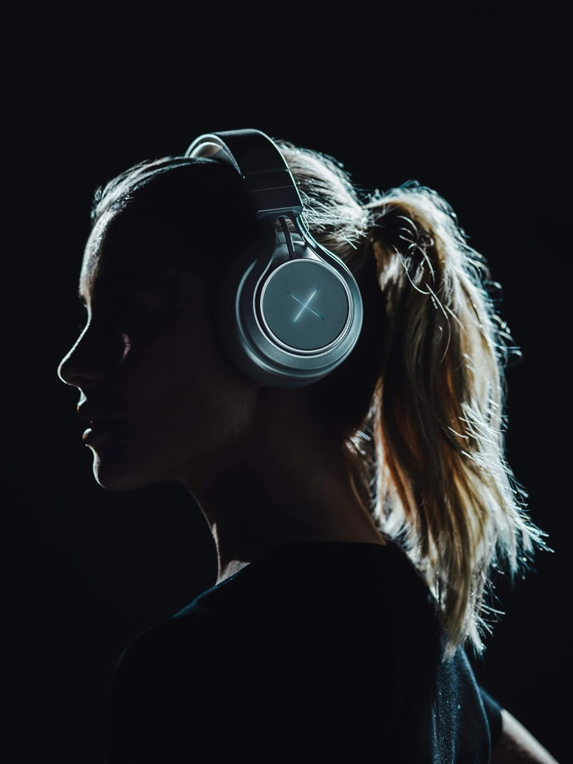 X by Kygo Xenon Wireless Bluetooth 5.0 Active Noise Cancellation Headphones with Microphone - White image number 4