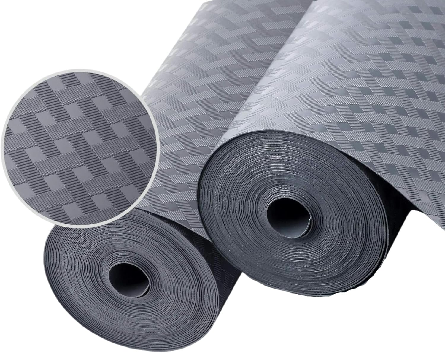 2Pack Drawer Liners， Shelf Liners for Kitchen Cabinets，Refrigerator Liners Waterproof & Oil-Proof Kitchen Cupboard Liner Plastic Drawer Mats EVA Material Non Adhesive Fridge Liner for Shelves (60*500) image number 2