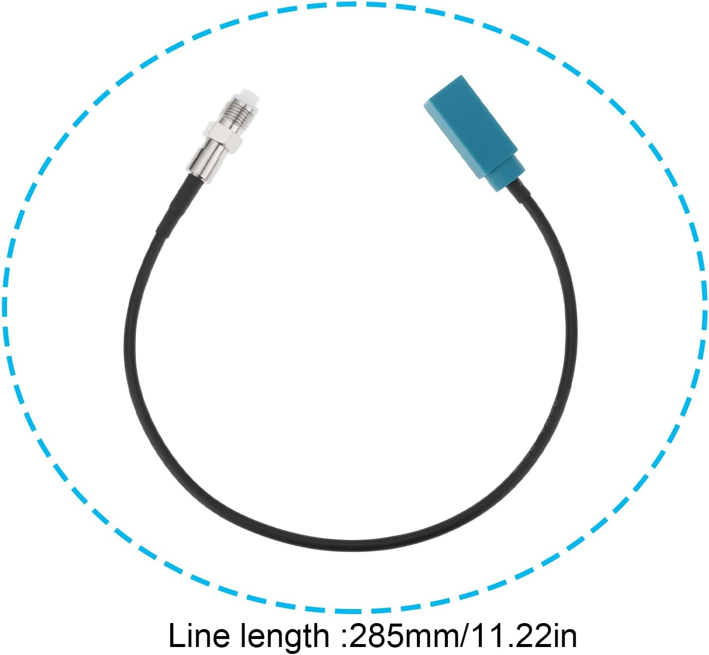 Ecsing Fakra Female to FME Female Antenna Adapter for In-Vehicle GPS Radios Bluetooth Phones image number 3