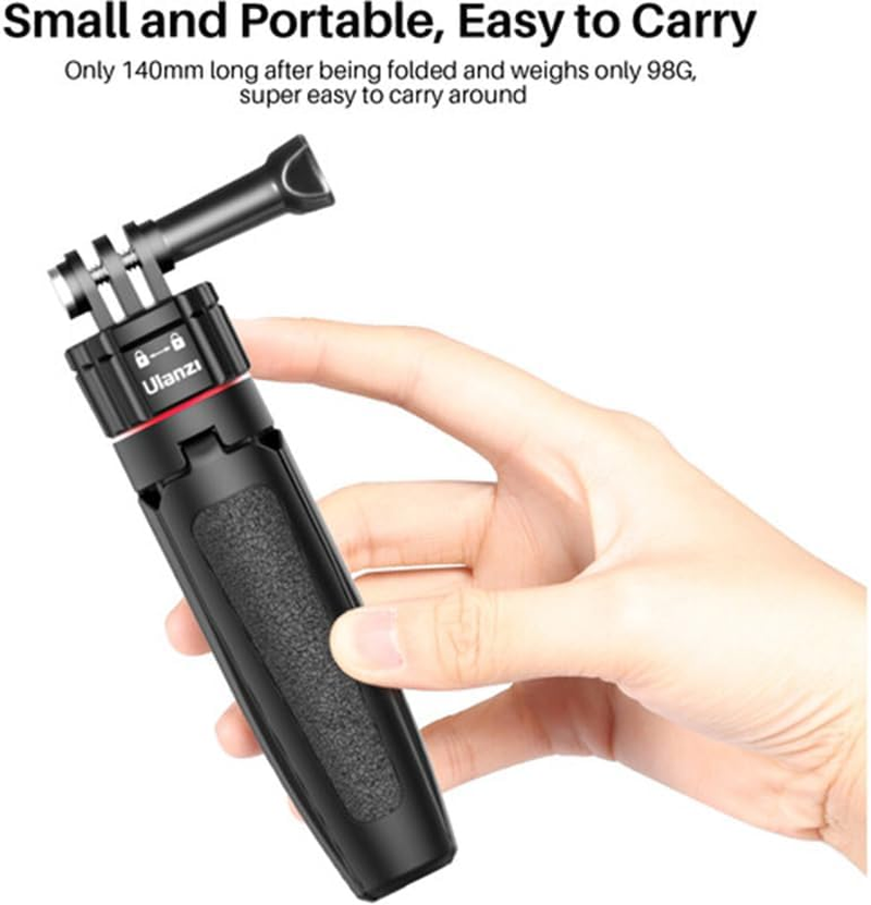 Ulanzi MT-31 Magnetic Quick Release Telescoping Tripod/3-Stage Telescopic Lightweight Selfie Stick for Gopro Series image number 3
