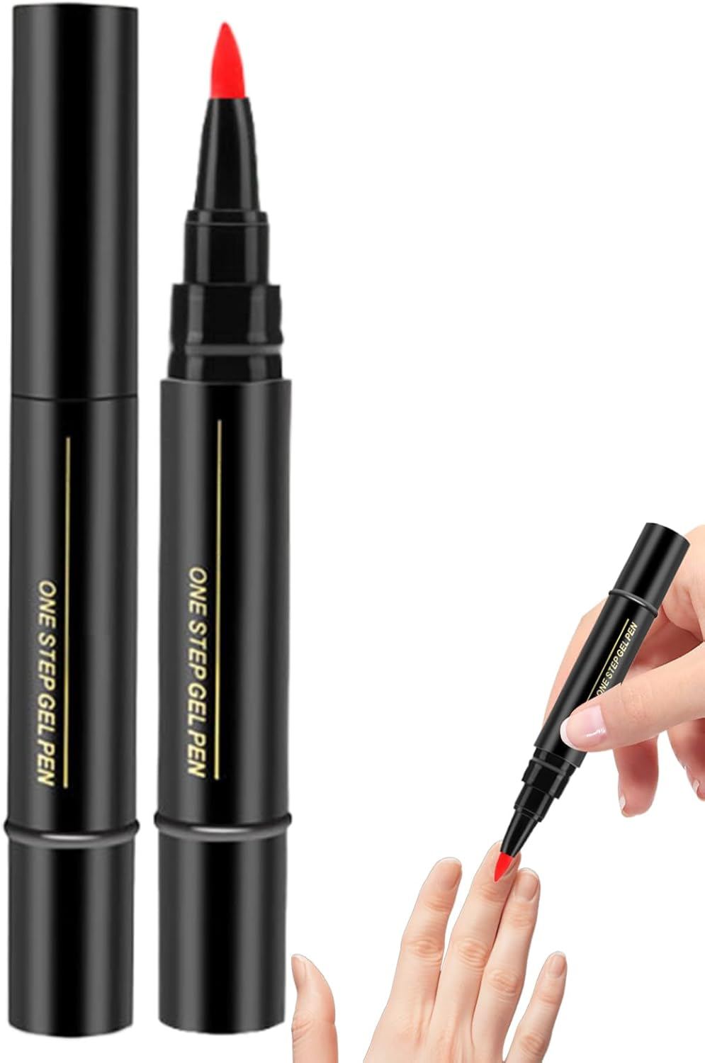 Nail Polish Pens, Nail Varnish Pens for Real Nails, DIY Naill Varnish Pen, Quick Dry Naill Polishs Pen, for Girls and Ladies, Easy Apply No Base Coating Required - 02 image number 7