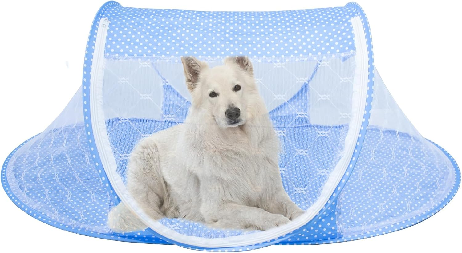 Outdoor Cat Tent, Foldable Cat House, Dog House, Quick Assembly and Disassembly, Pet Tent with Mesh Window, Portable Mesh Play Enclosure for Cats, Dogs, Rabbits, Puppies, 108 X 60 X 40 Cm image number 4