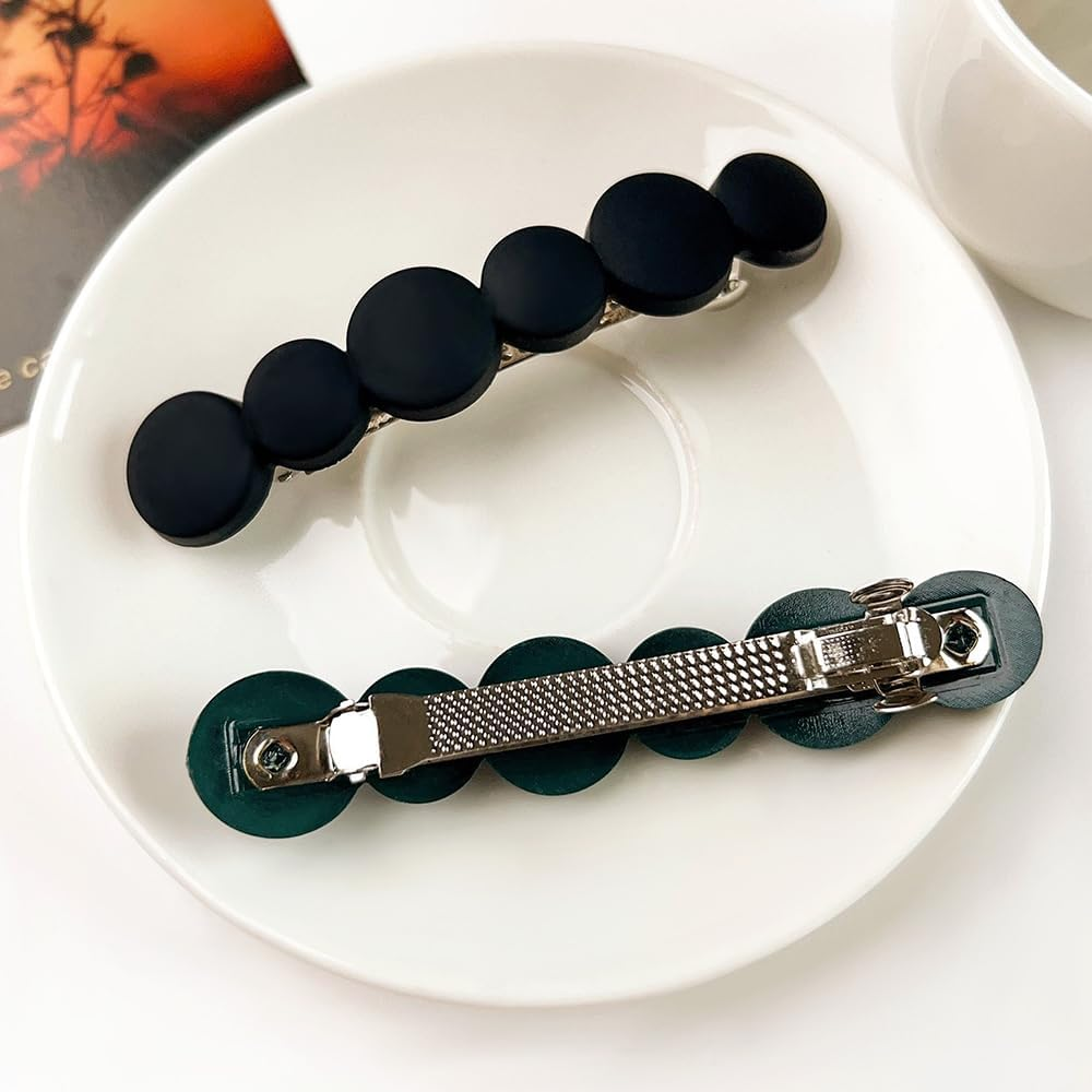 TSUOUKL Set of 4 French Hair Clips, Hair Clip Set for Women, Thin Hair, Automatic Hair Clip for Fine Hair image number 5