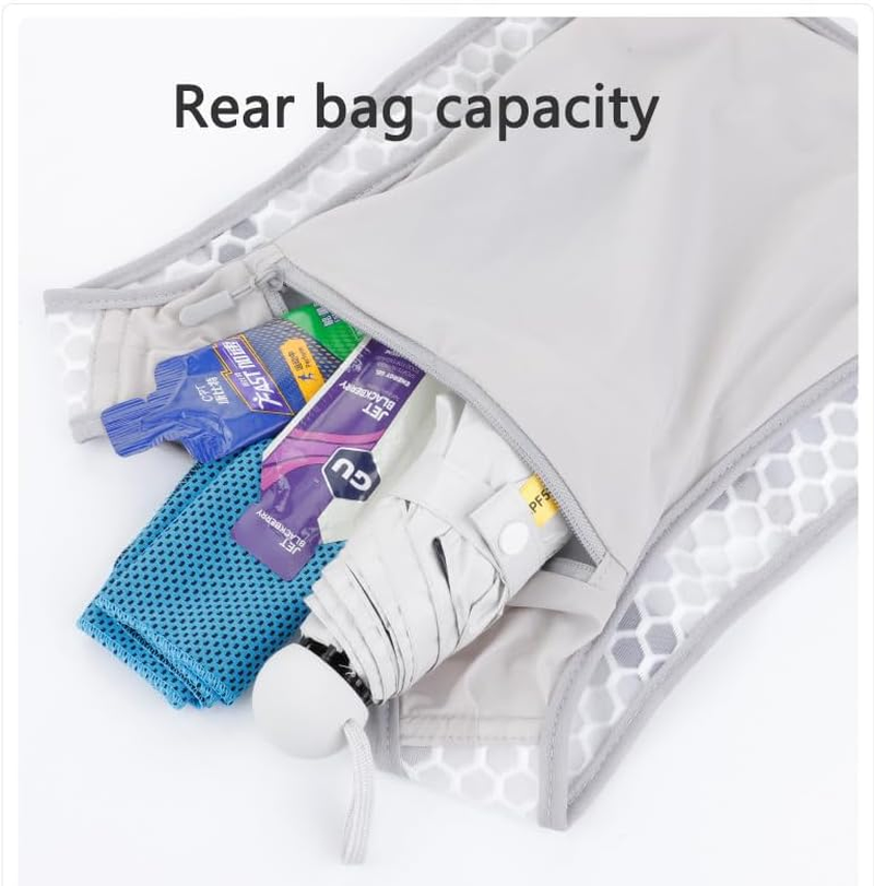 Running Hydration Vest with 500Ml Soft Flask, Waterproof Phone Pocket, Lightweight Hydration Pack, Adjustable No-Bounce Straps for Trail Running, Marathon, Cycling image number 1