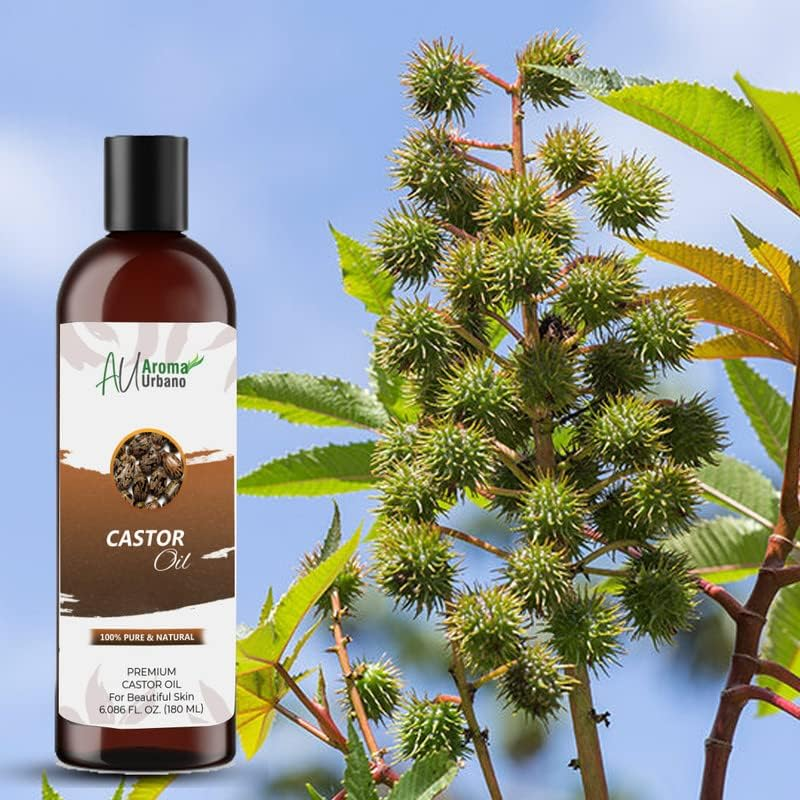 Aroma Urbano Castor Oil for Shine Hair, Skin Care, Moisturizing Dry Skin & Natural Oil (Castor Oil, 100 ML) image number 1