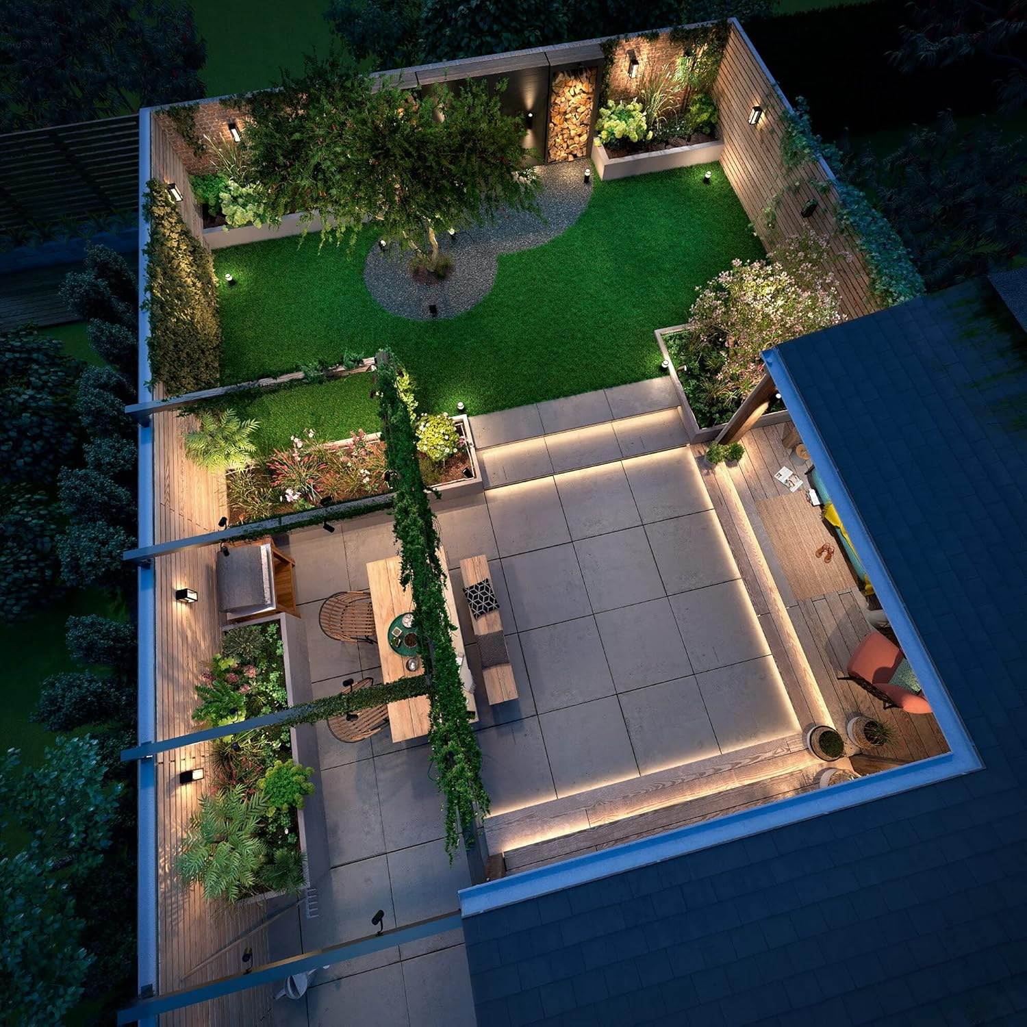 Philips Hue Lowvolt Outdoor T-Connector, Silver image number 1