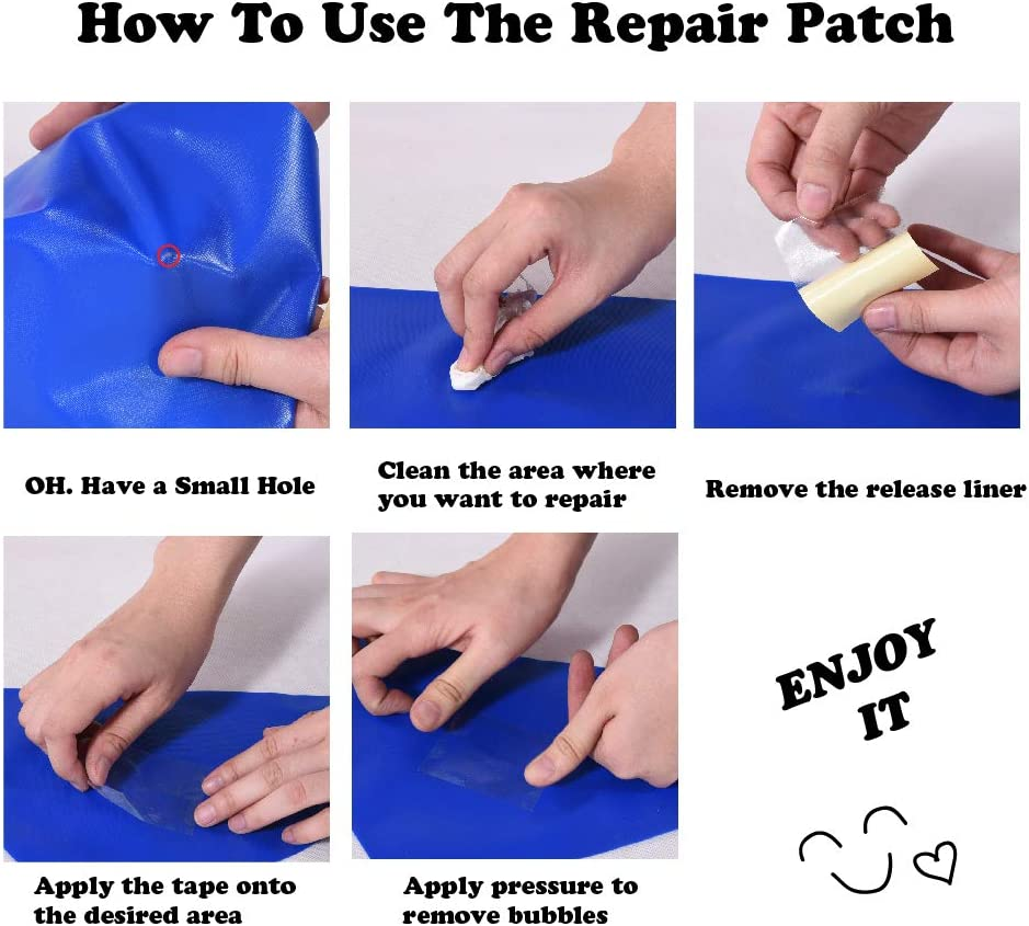 Watebom Inflatable Family Swimming Center Pool with Inflatable Soft Floor, 51 Inches Ocean World Kids Swimming Pool&hellip; image number 1