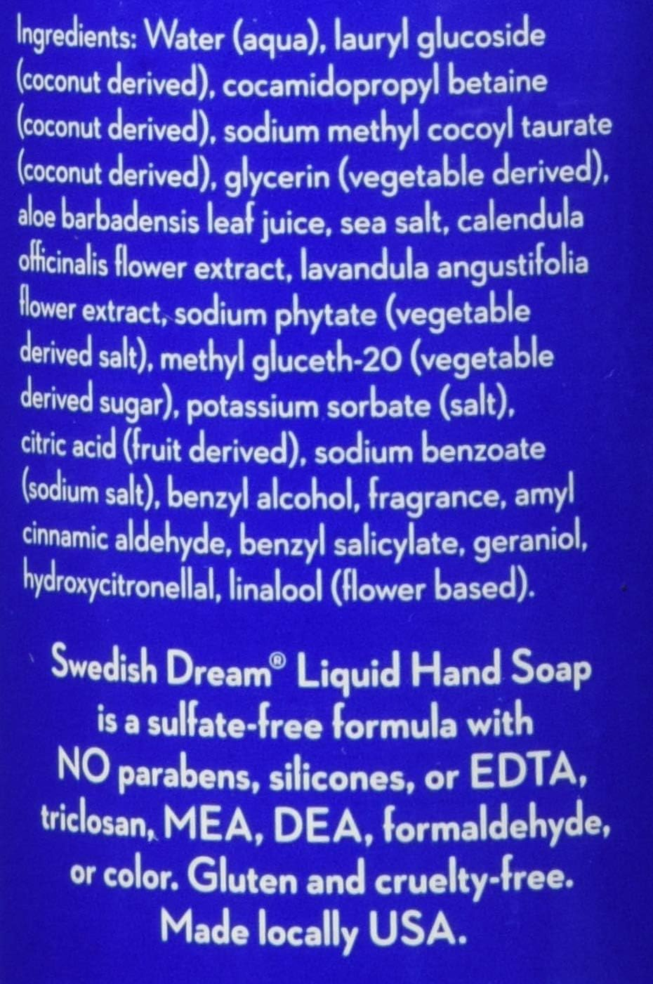 Swedish Dreams Sea Salt Liquid Hand Soap image number 3