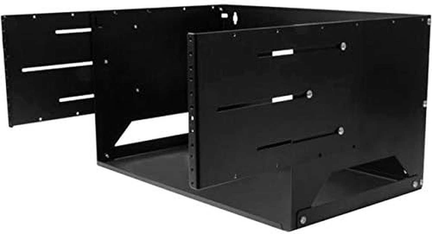 Startech.Com WALLSHELF4U Wall-Mount Server Rack, Solid Steel, Adjustable Depth 12" to 18" Components Other
