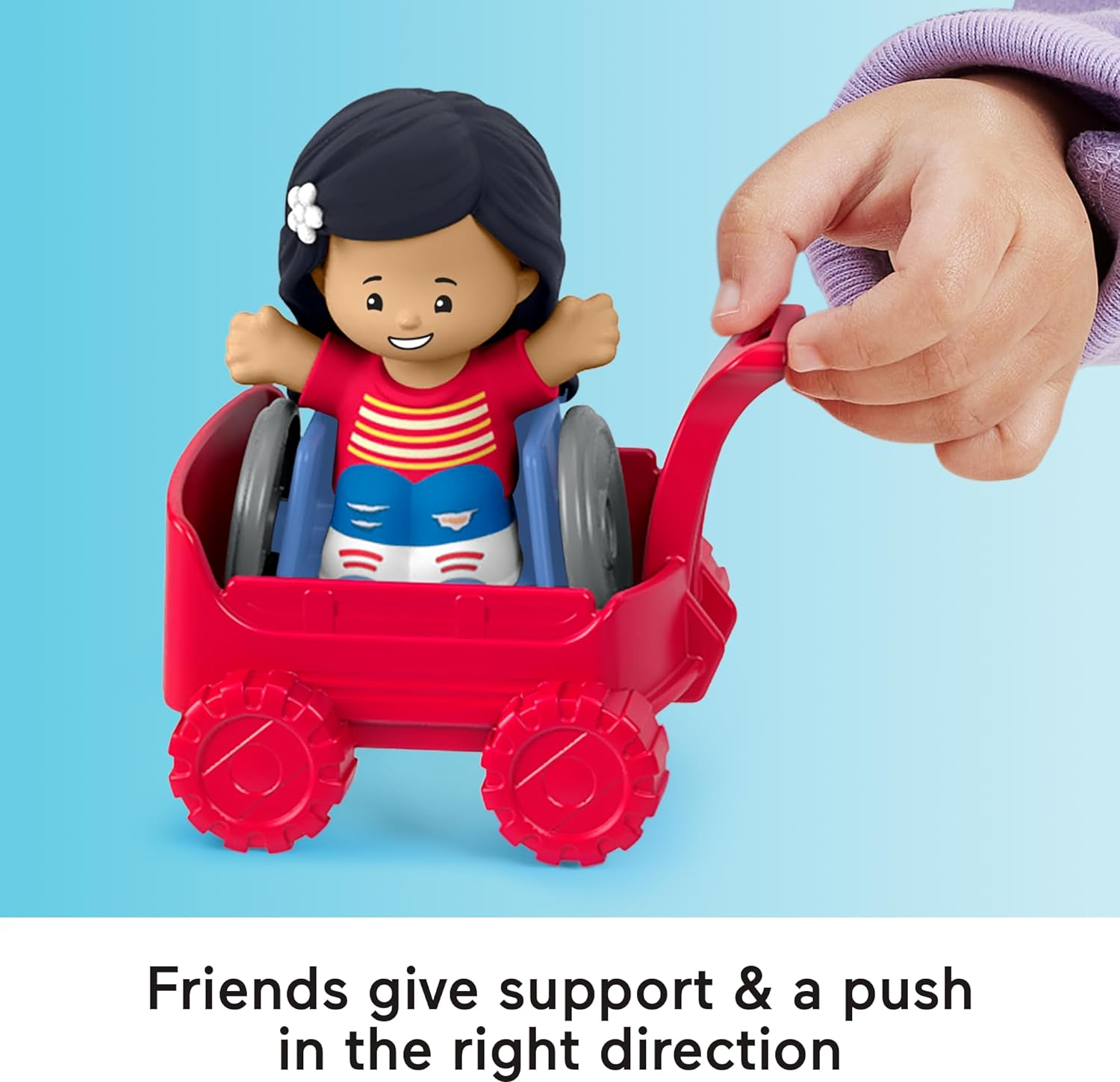 Little People Toddler Toys Play for All Figure and Accessory Pack 9-Piece Set for Pretend Play Ages 1+ Years image number 5