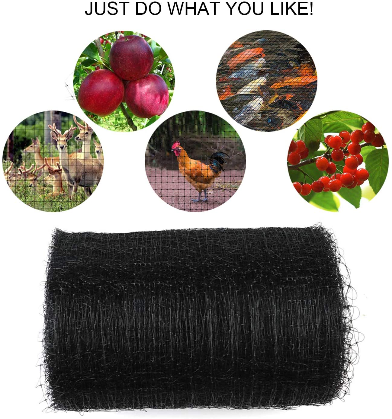 Deer Fence Netting, 7 X 100 Feet anti Bird Deer Protection Net Reusable Protective Garden Netting for Plants Fruit Trees Vegetables against Birds and Other Animals image number 1