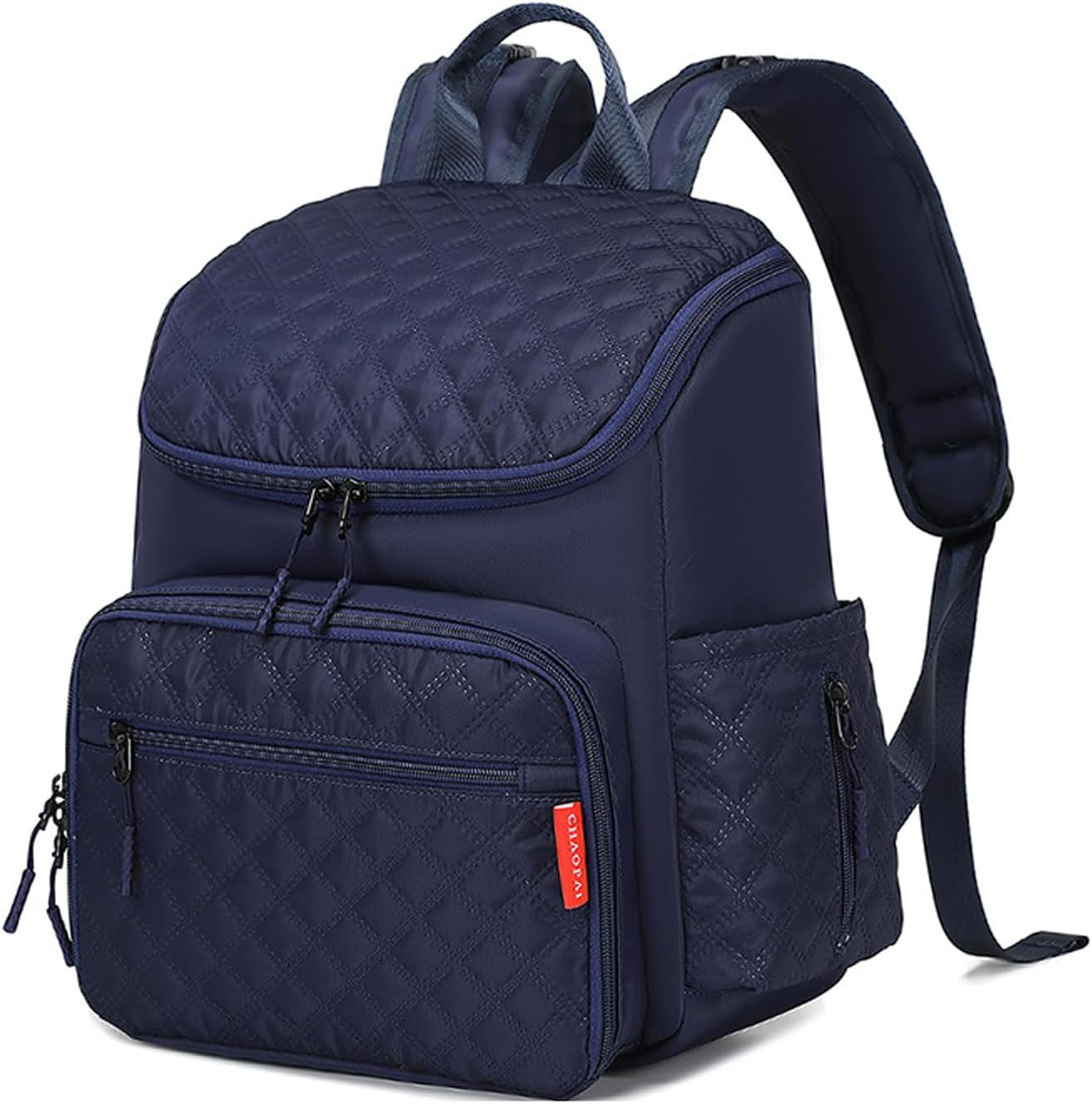 IOIUSKKU Baby Bag for Mom Chic Diaper Backpack with Changing Pad Insulated Pocket Stroller Strap for Boys Girls Diaper Bags Cloth