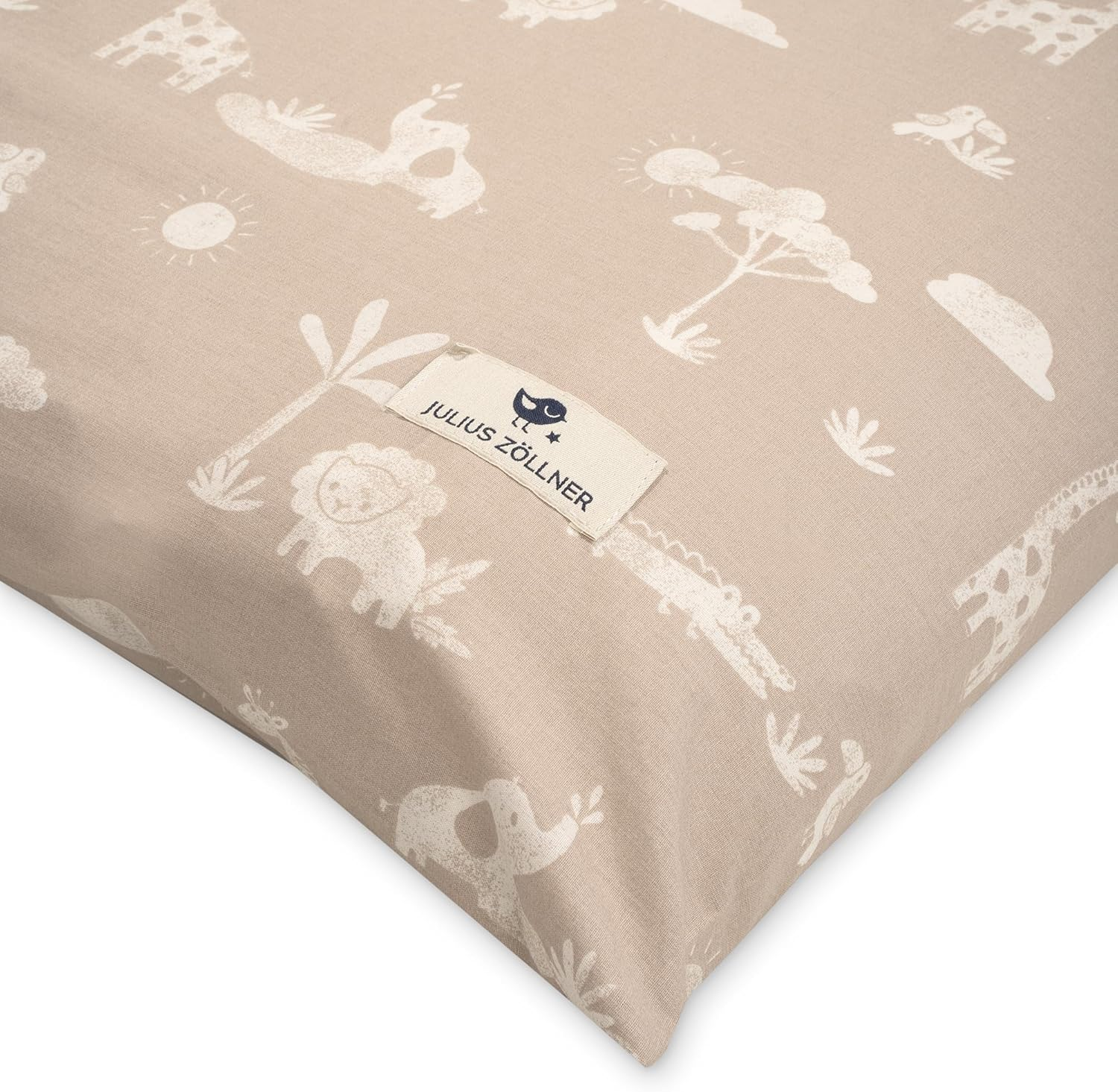Julius Z&ouml;llner Cover for Changing Mat Made of Organic Cotton - Organic Jungle Dream Size 85/75